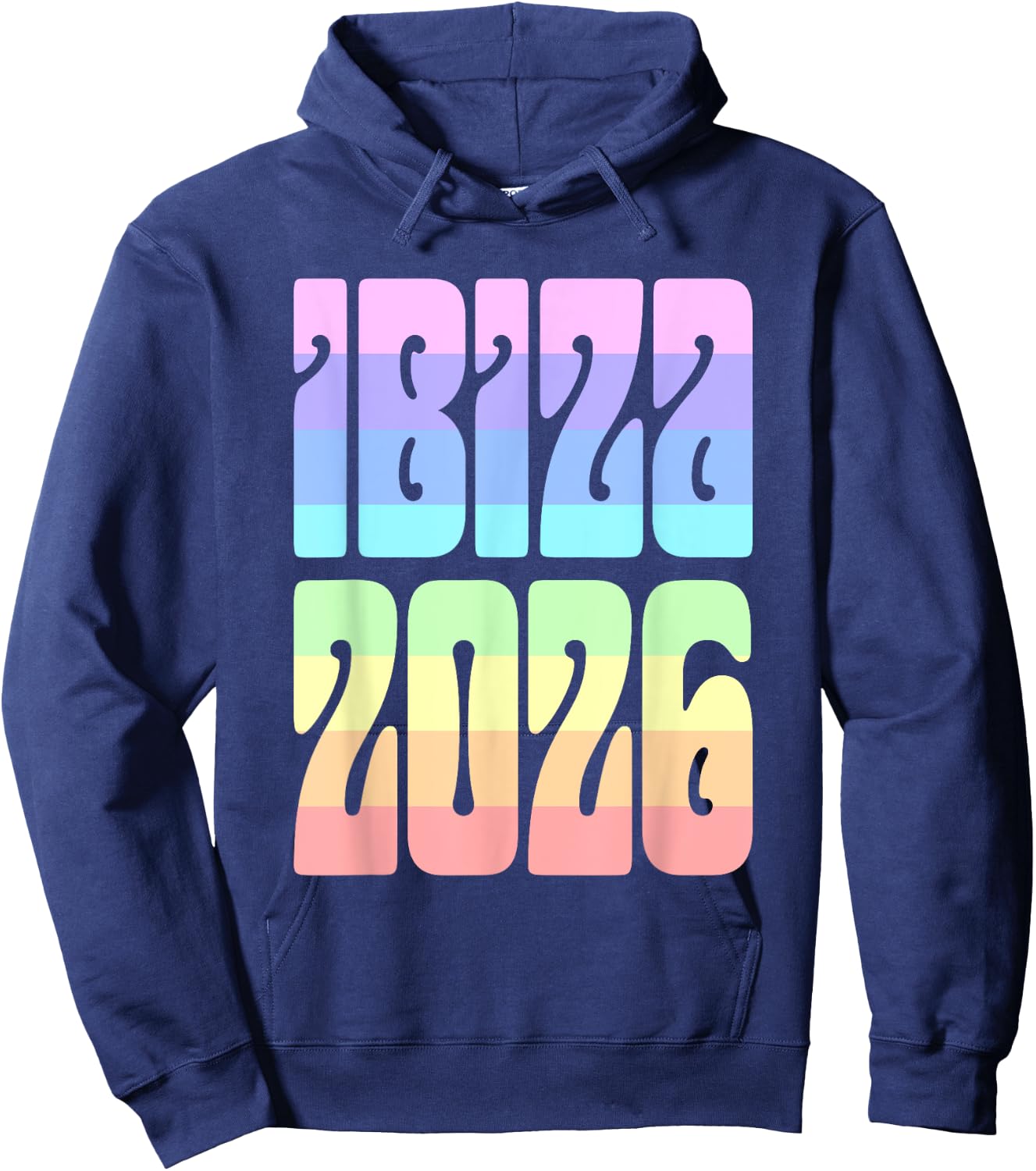 Ibiza Pastel Evening 2026 Hoodie - Hoodie | Navy
