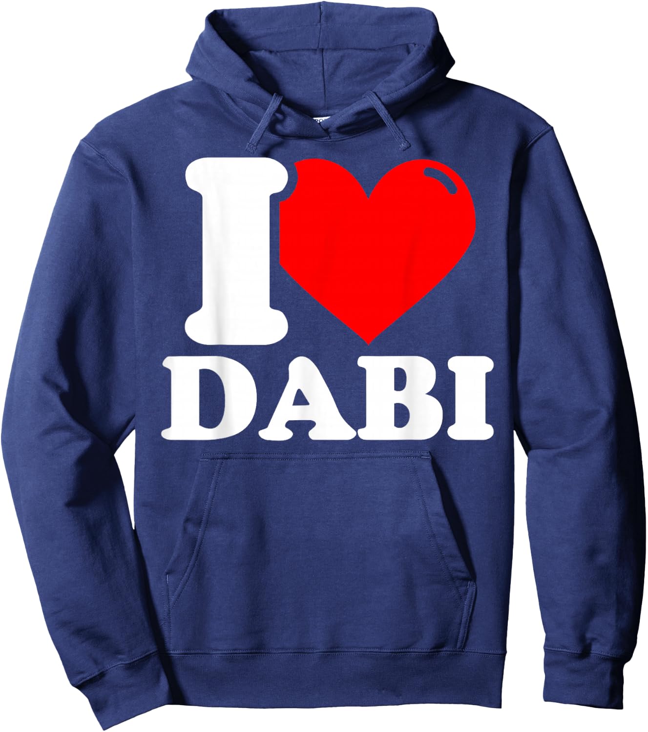 Ich liebe dabi Vornamen Hoodie - Hoodie | Navy