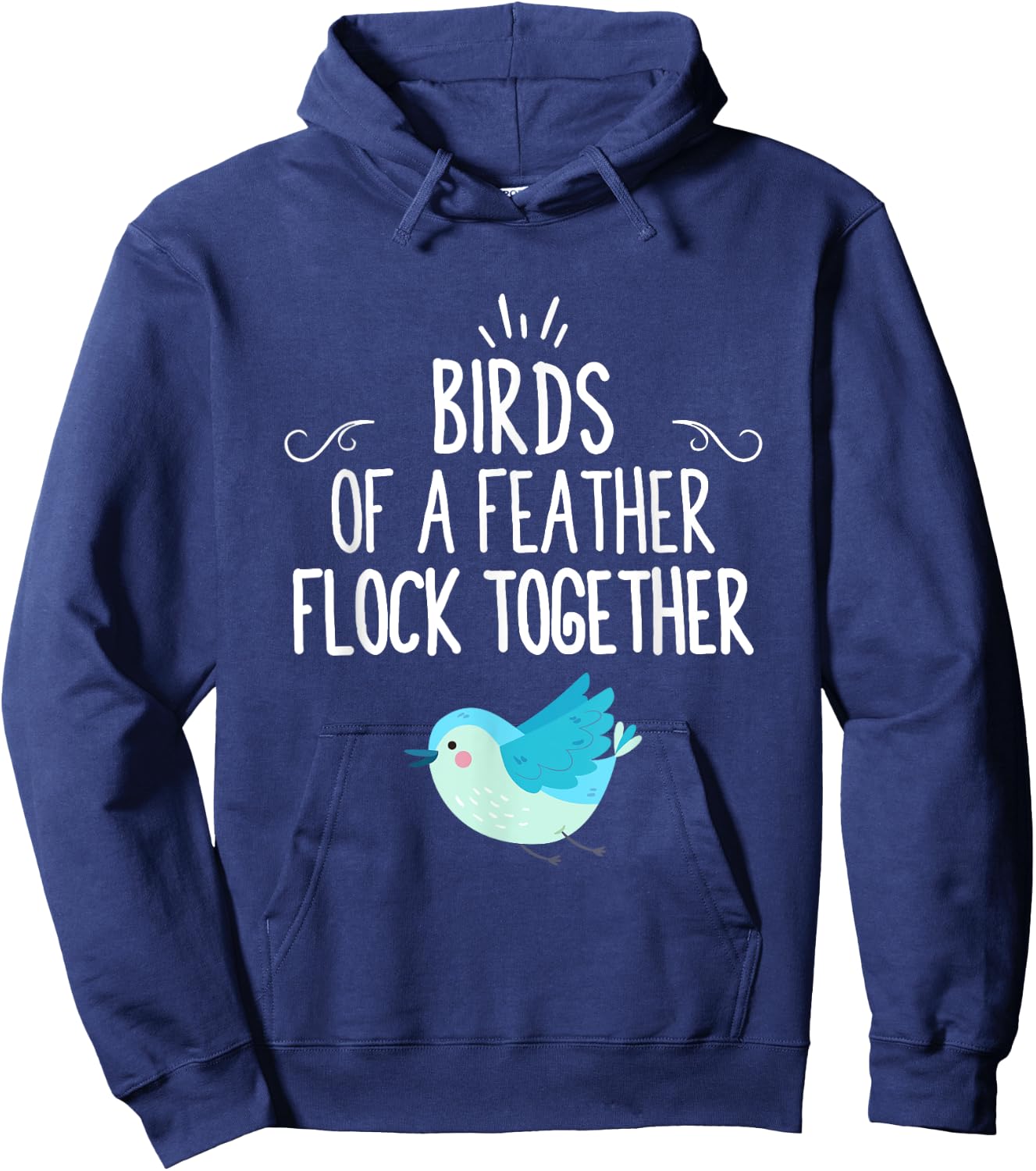 Birds Of A Feather Flock Together Hoodie - Hoodie | Navy