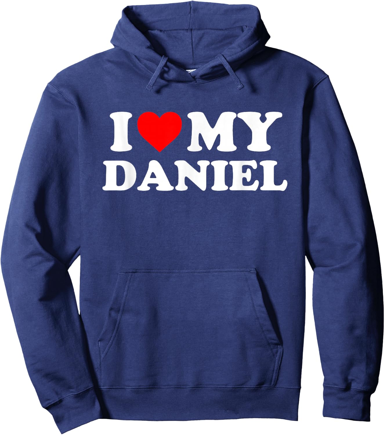 I Love My Daniel Hoodie - Hoodie | Navy