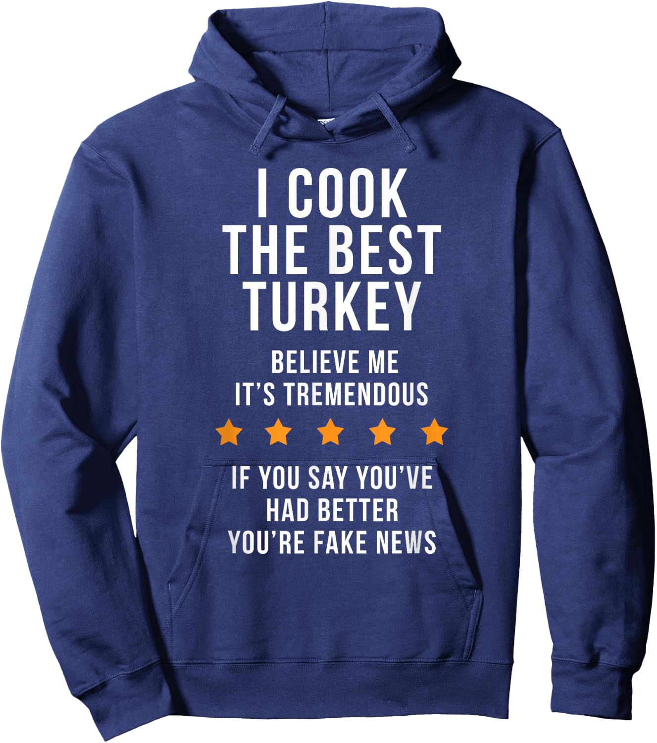 Donald Trump Thanksgiving Turkey Shirt Hoodie - Hoodie | Navy