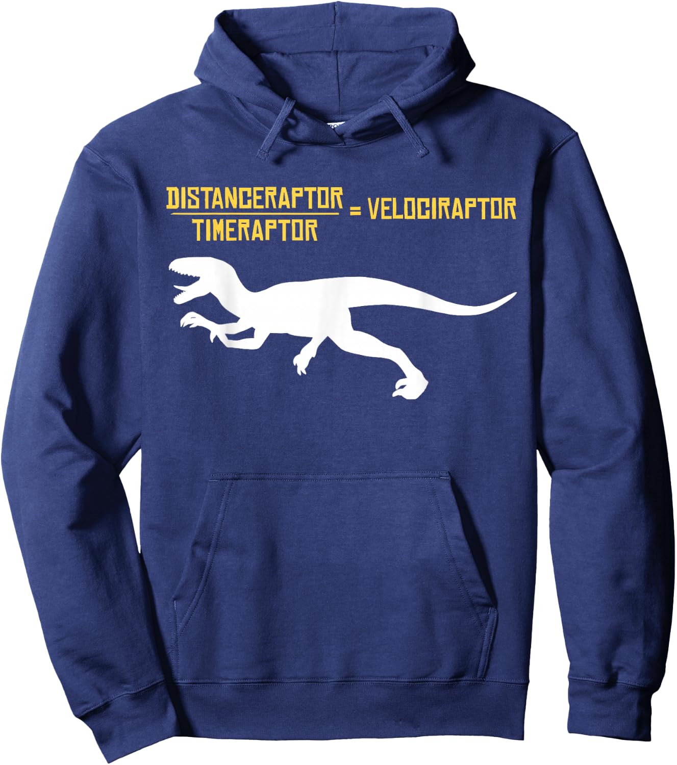 Physics Velociraptor Hoodie - Hoodie | Navy