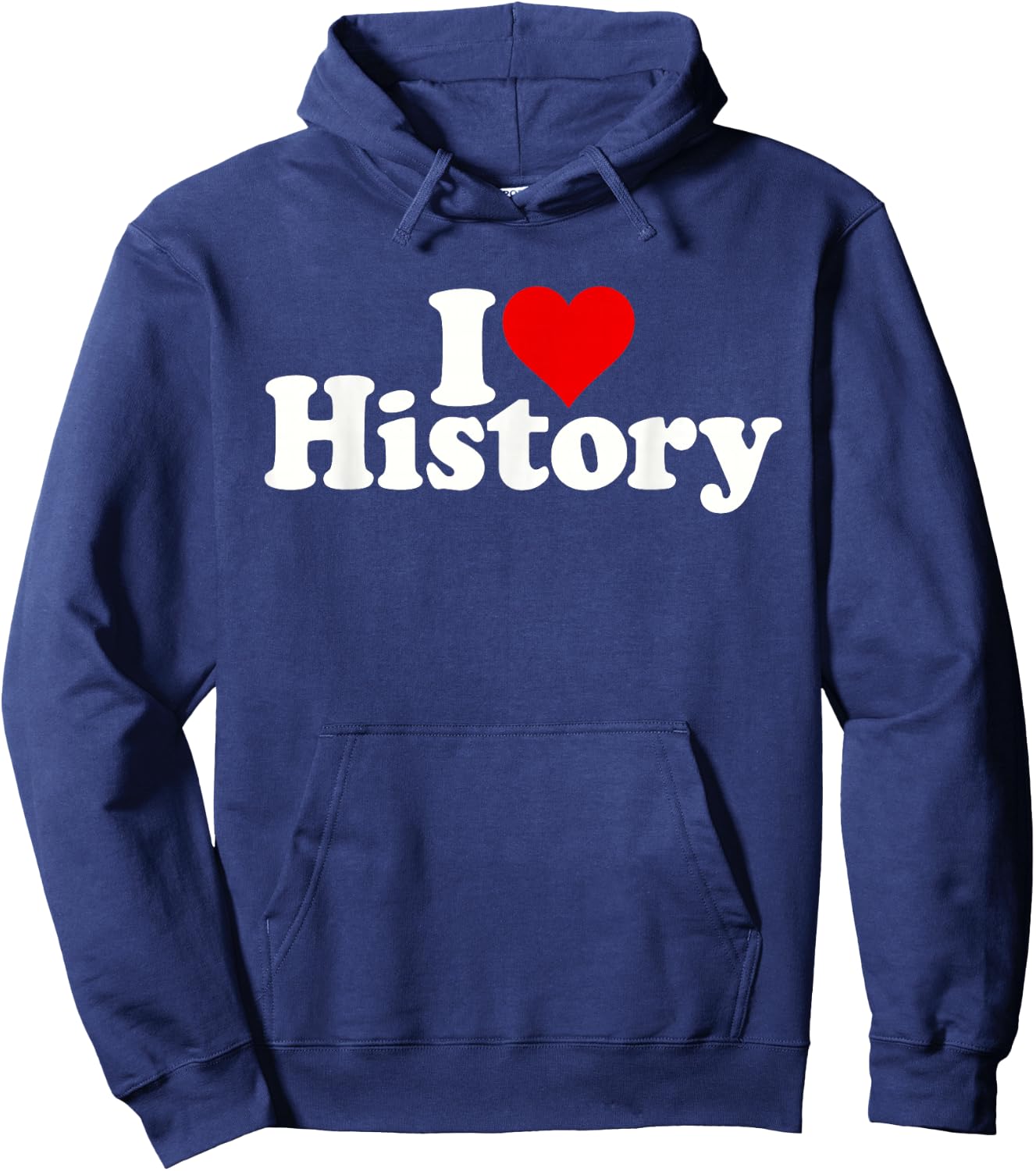 I Love Heart History Hoodie - Hoodie | Navy