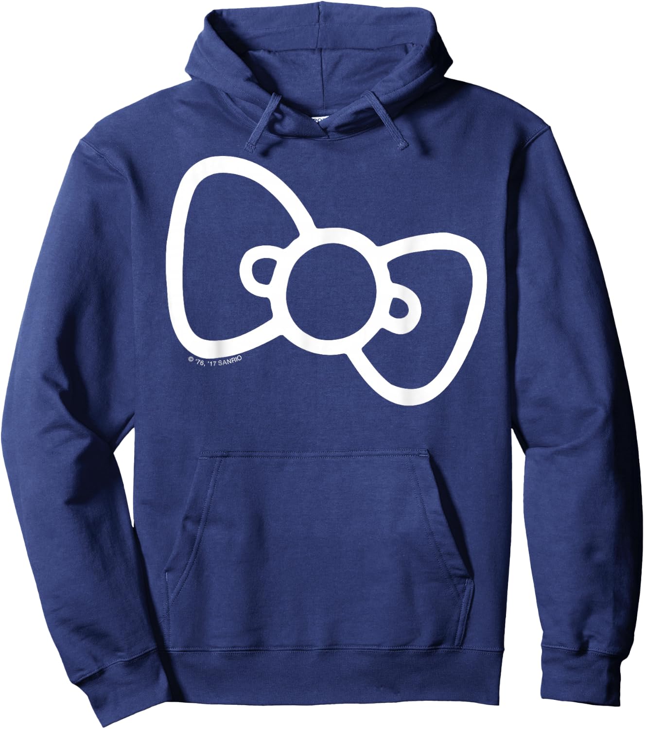 Hello Kitty Retro Bow Shirt Hoodie - Hoodie | Navy