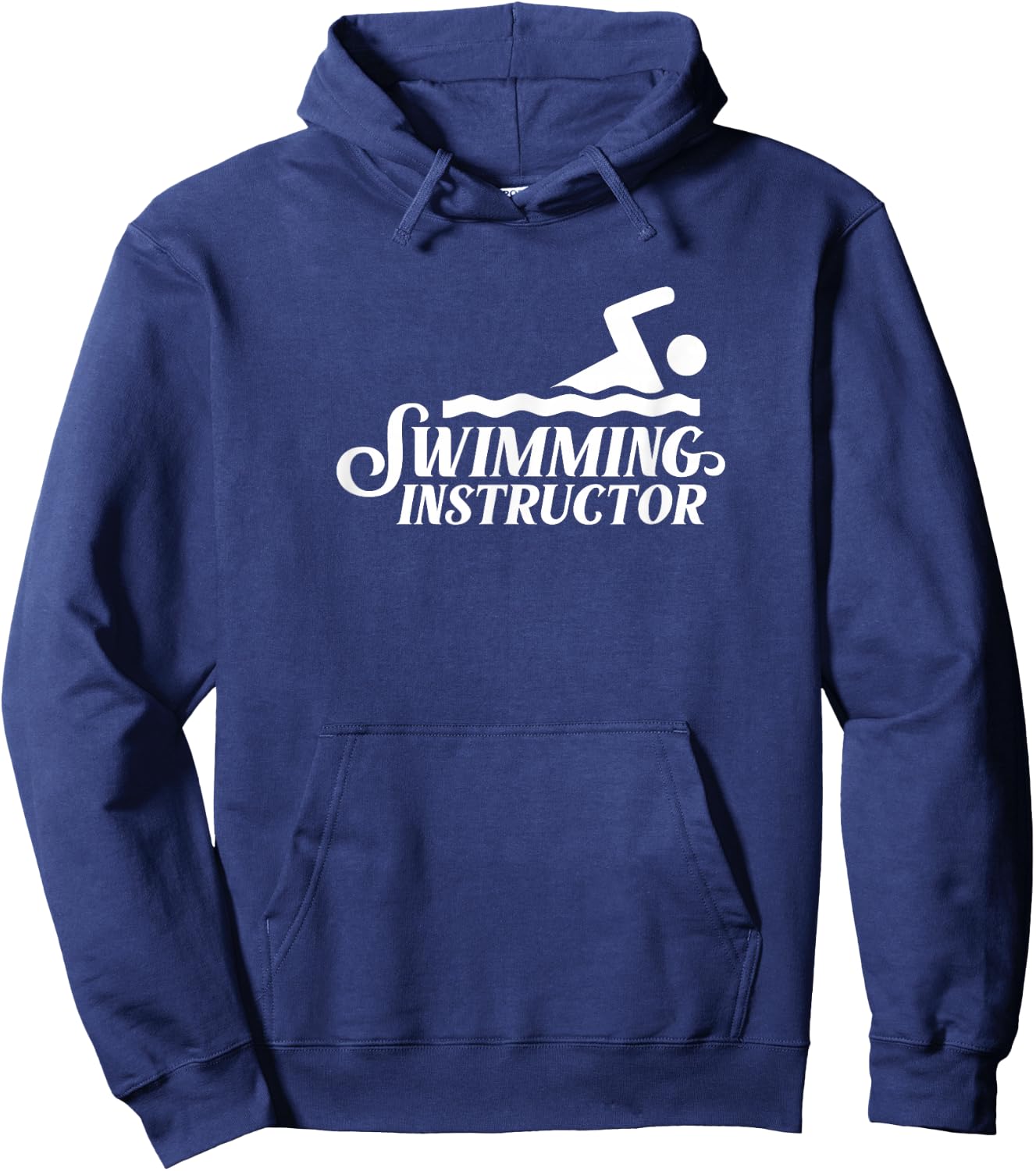 Swimming instructor Teacher Swim Swimmer Coach Hoodie - Hoodie | Navy