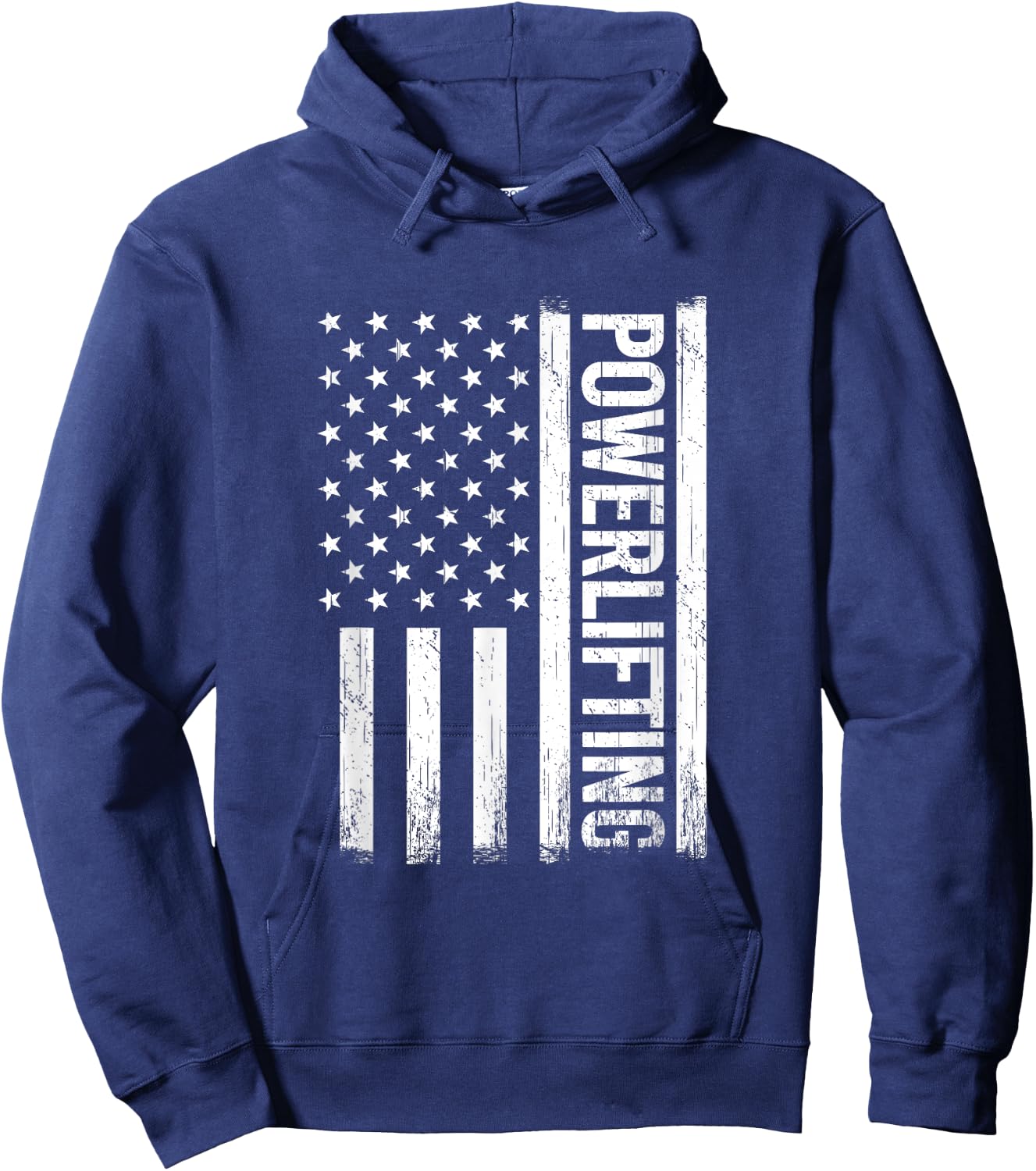 USA gym powerlifter powerlifting weightlifting Hoodie - Hoodie | Navy