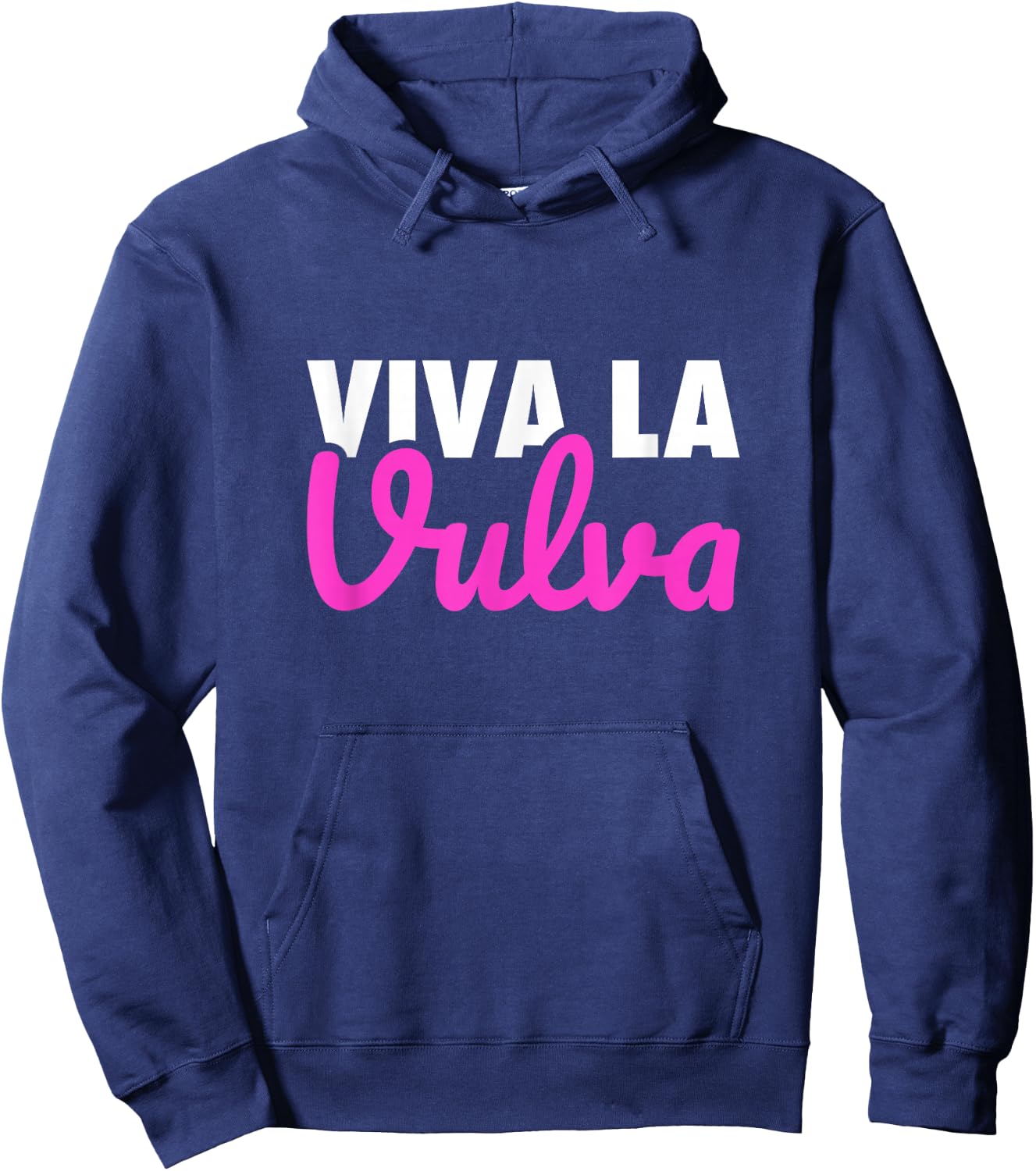 Viva La Vulva Statement Pride March Hoodie - Hoodie | Navy