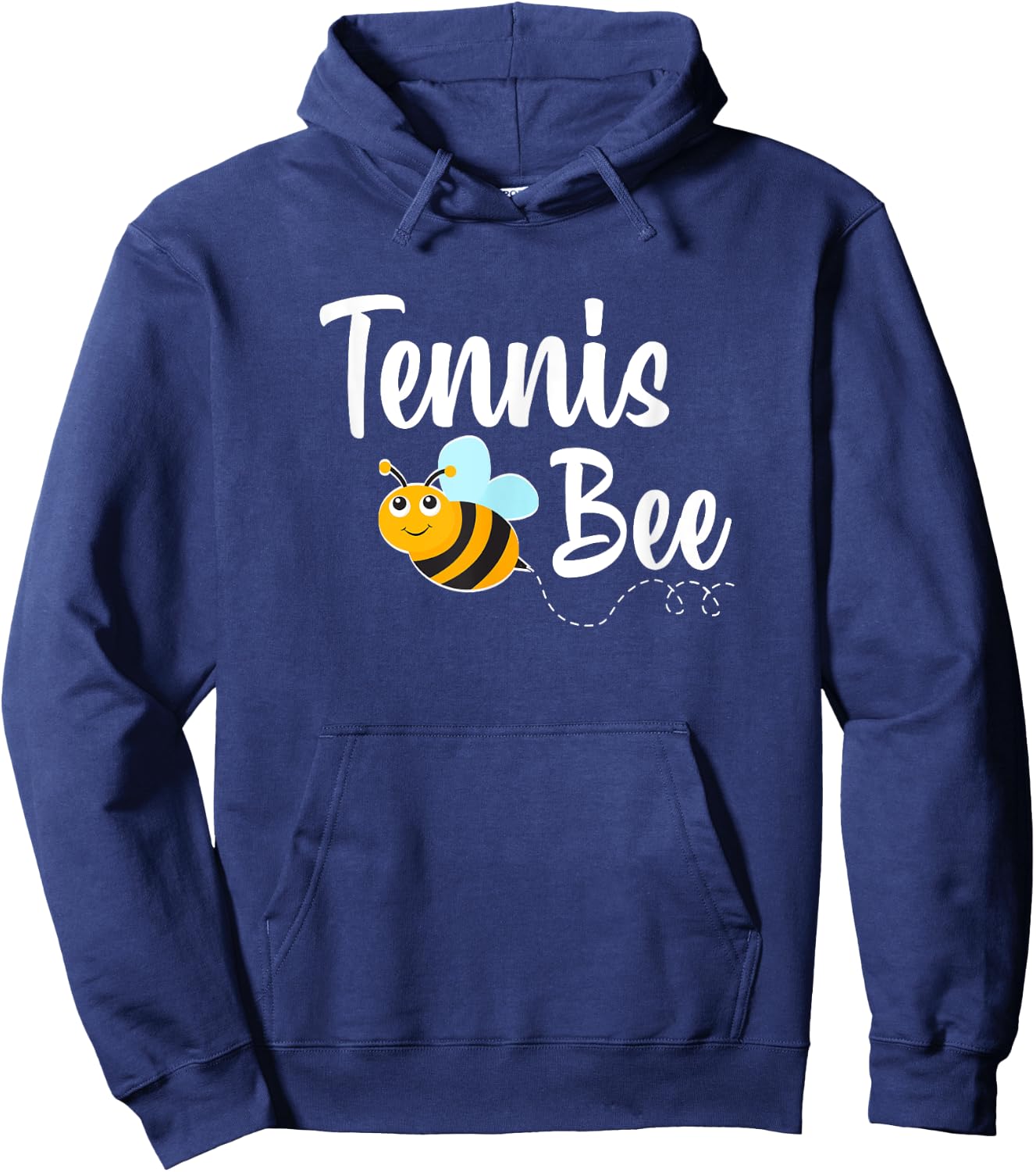 Tennis Bee Tennis Player Funny Bumblebee Hoodie - Hoodie | Navy