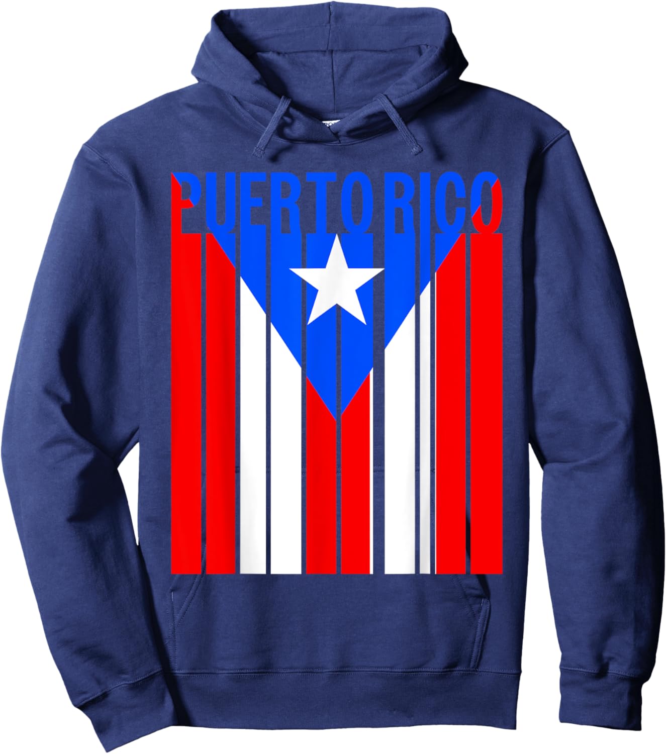 Puerto Rico Flag Hoodie - Hoodie | Navy