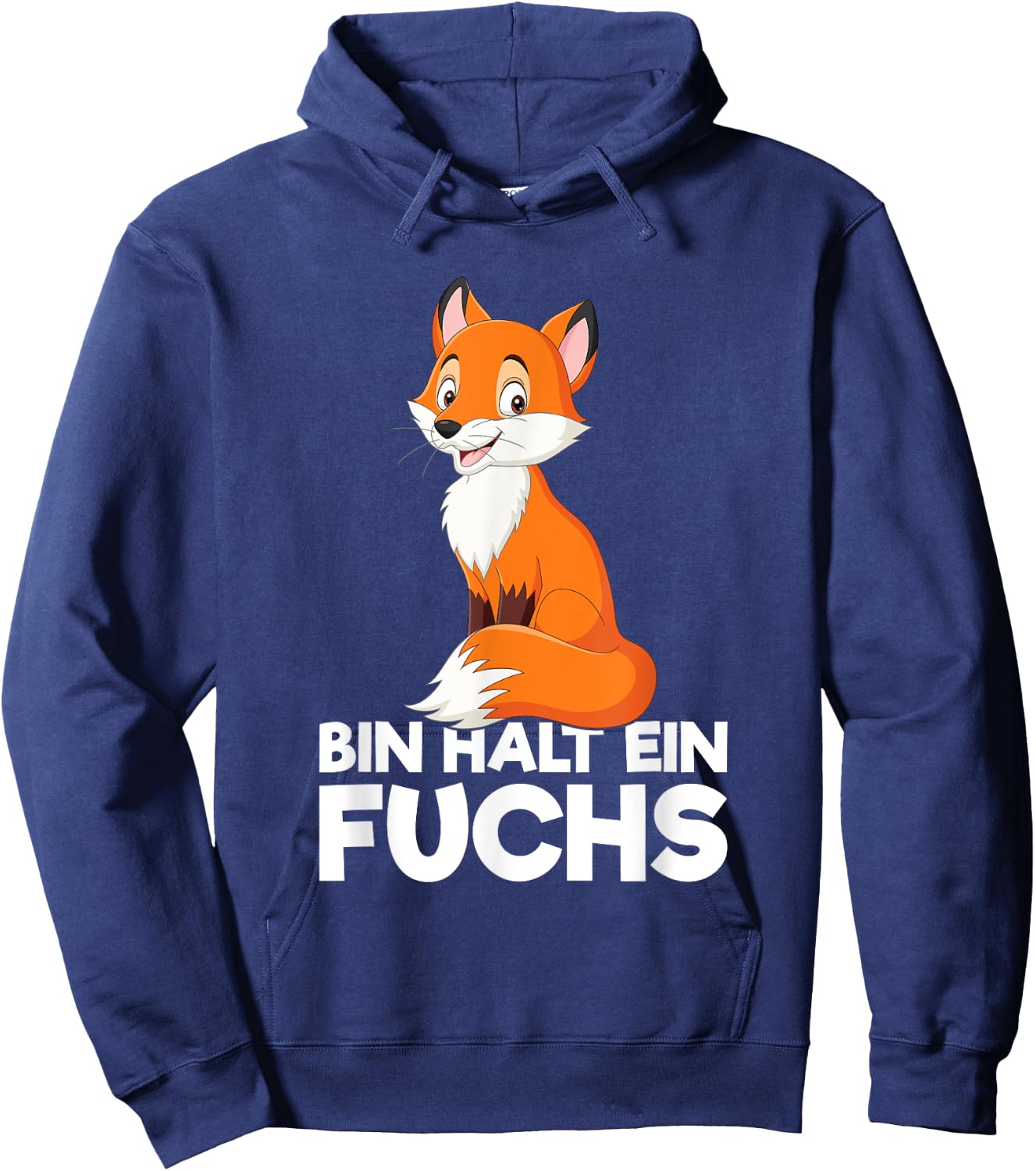 Bin Halt Ein Fuchsiges Statement , black Hoodie - Hoodie | Navy