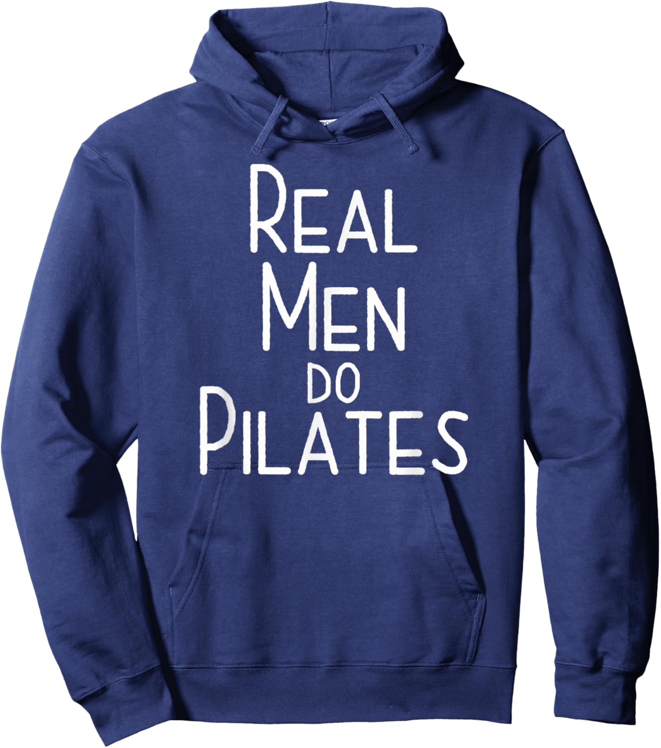 Real Men Do Pilates Hoodie - Hoodie | Navy