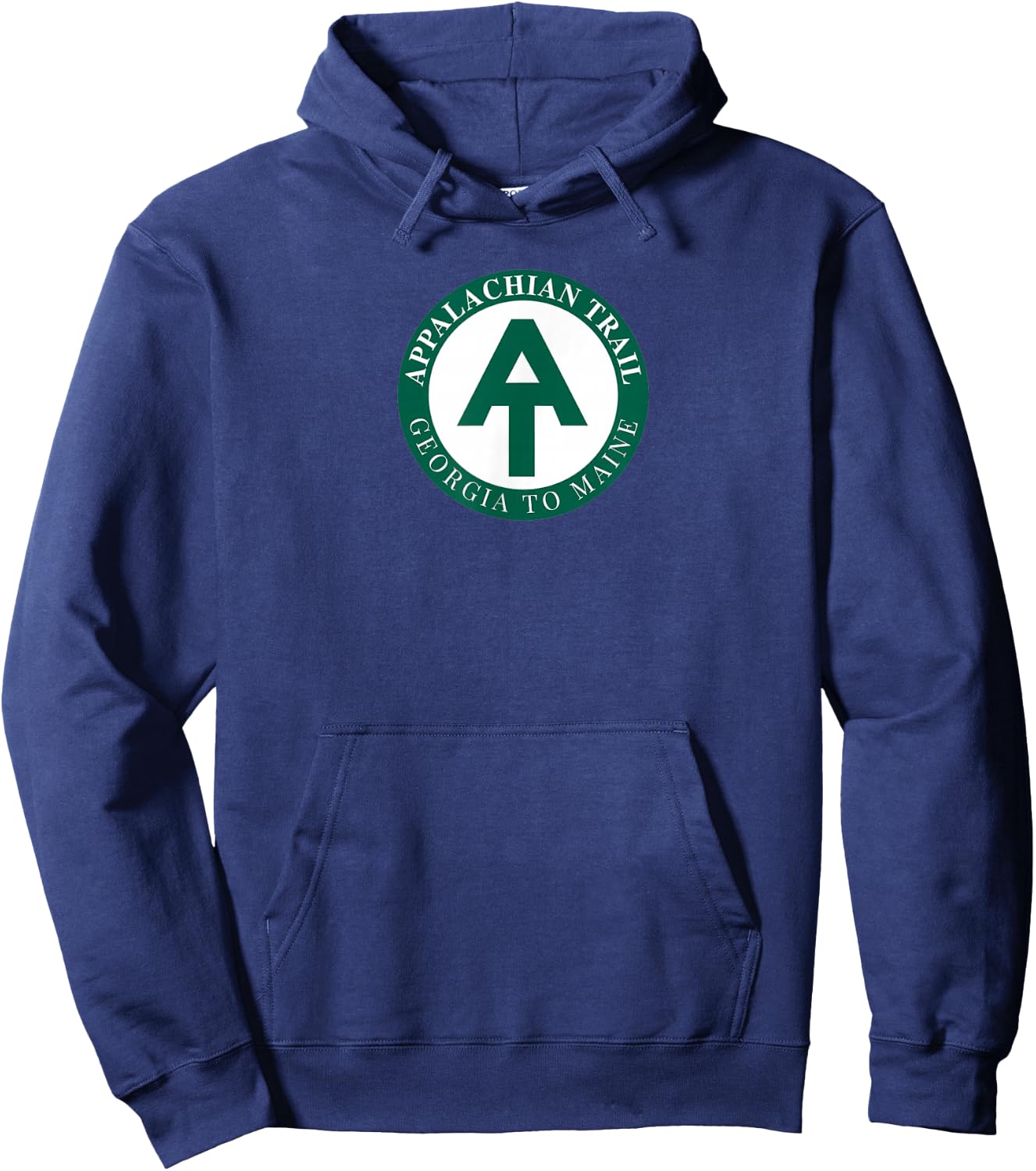 AT Logo Georgia To Maine Appalachian Trail Hoodie - Hoodie | Navy