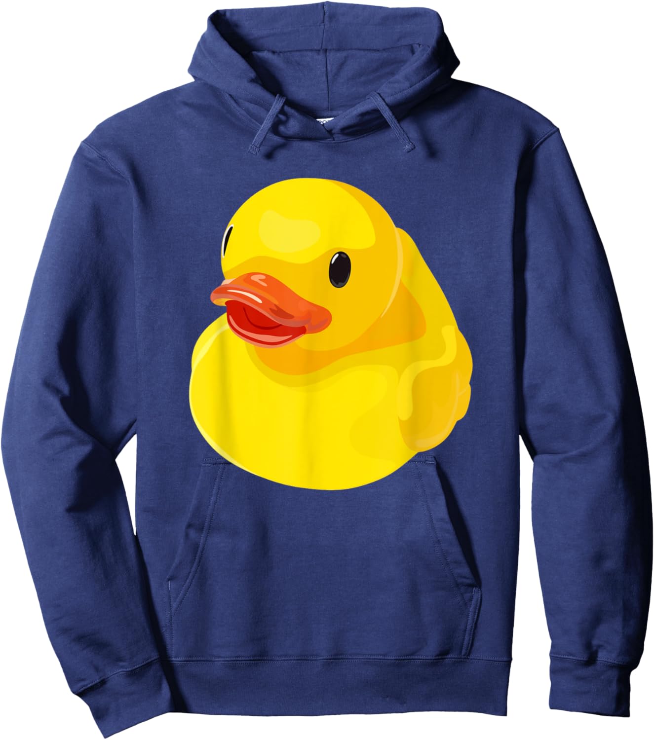 Cute Duck Shirt - Rubber Duckling 3D Effect Hoodie - Hoodie | Navy