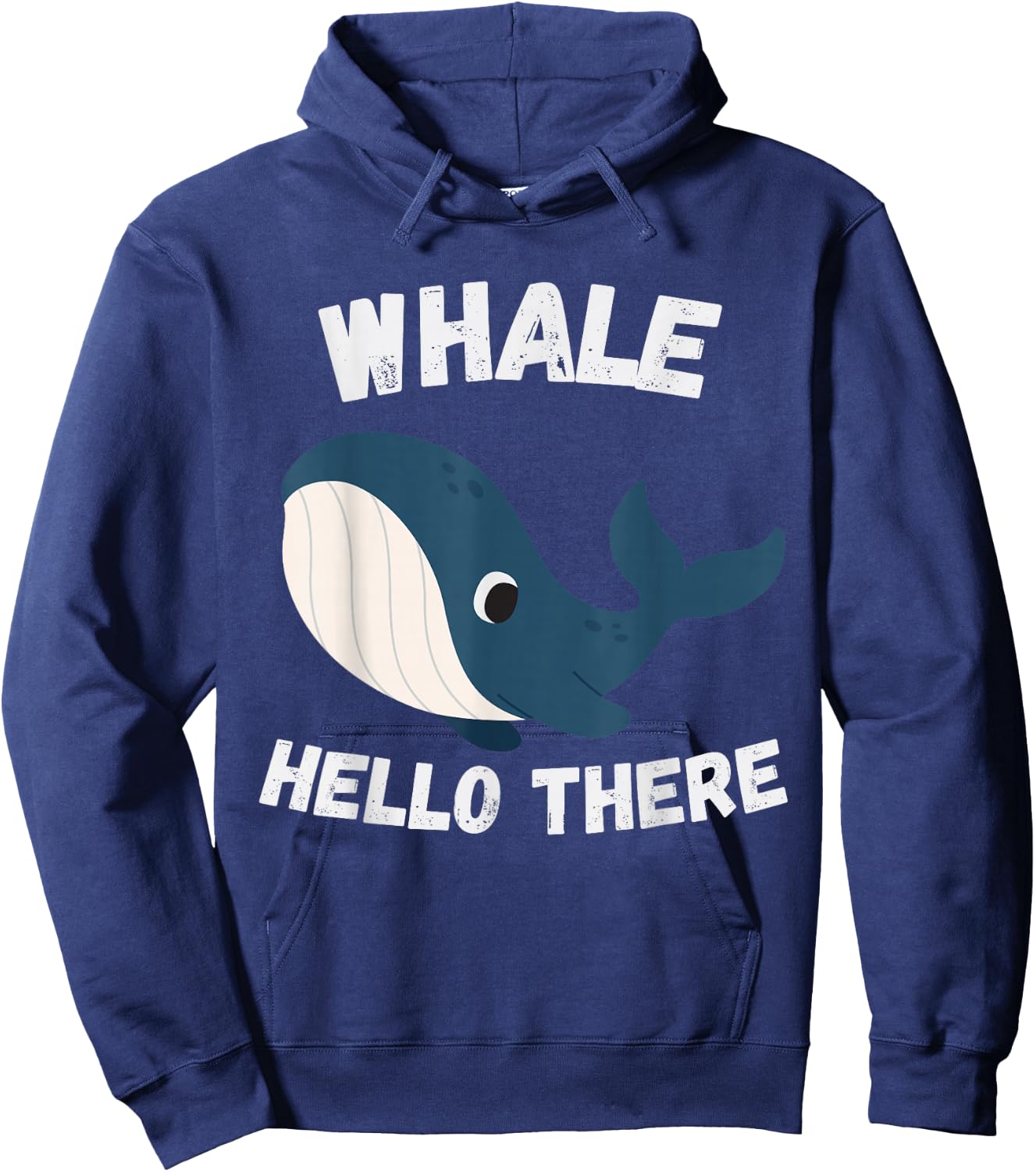 Whale Hello There Funny Whale Colleagues Hello Hoodie - Hoodie | Navy