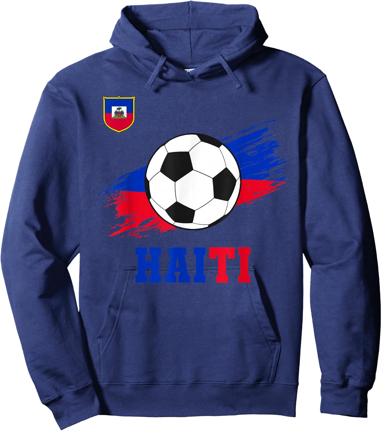 Haiti Haitian Flag Pride Men Women Kids Hoodie - Hoodie | Navy