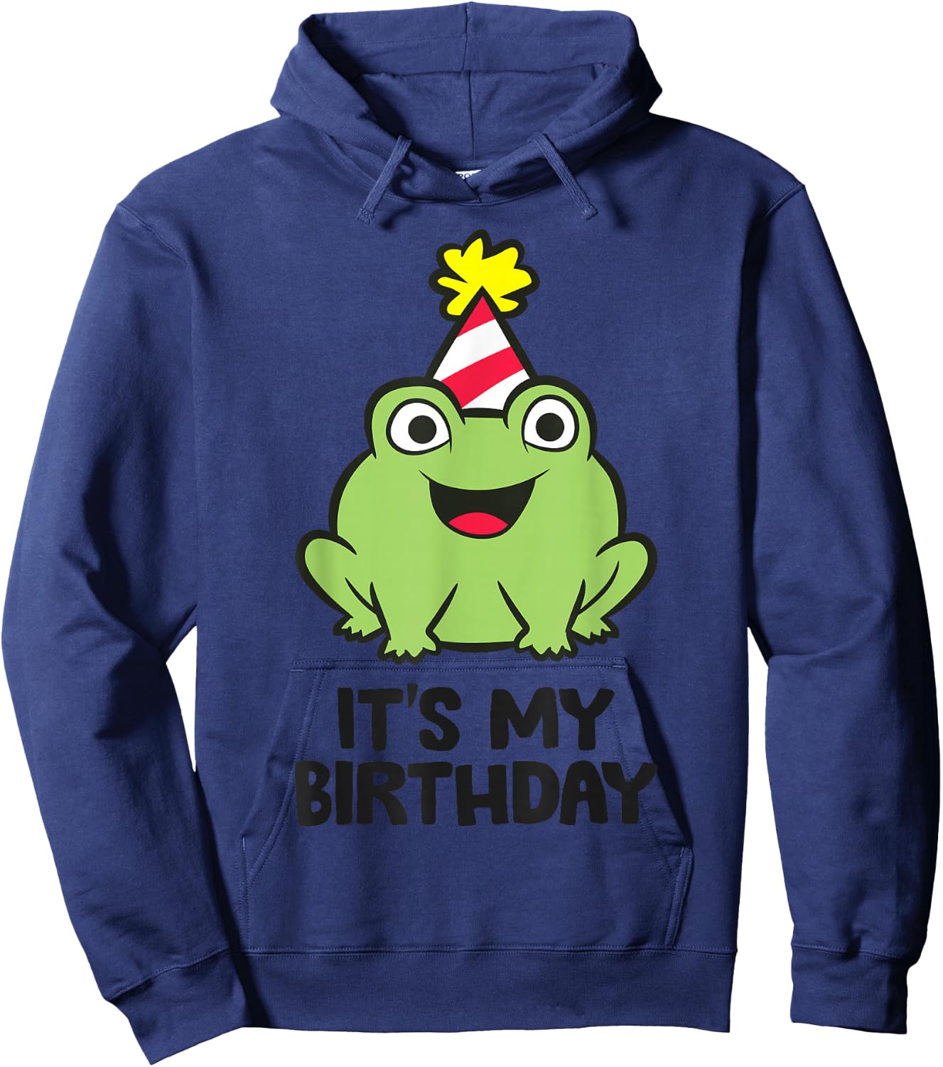 Its My Birthday Amphibian Frog Themed Birthday Hoodie - Hoodie | Navy