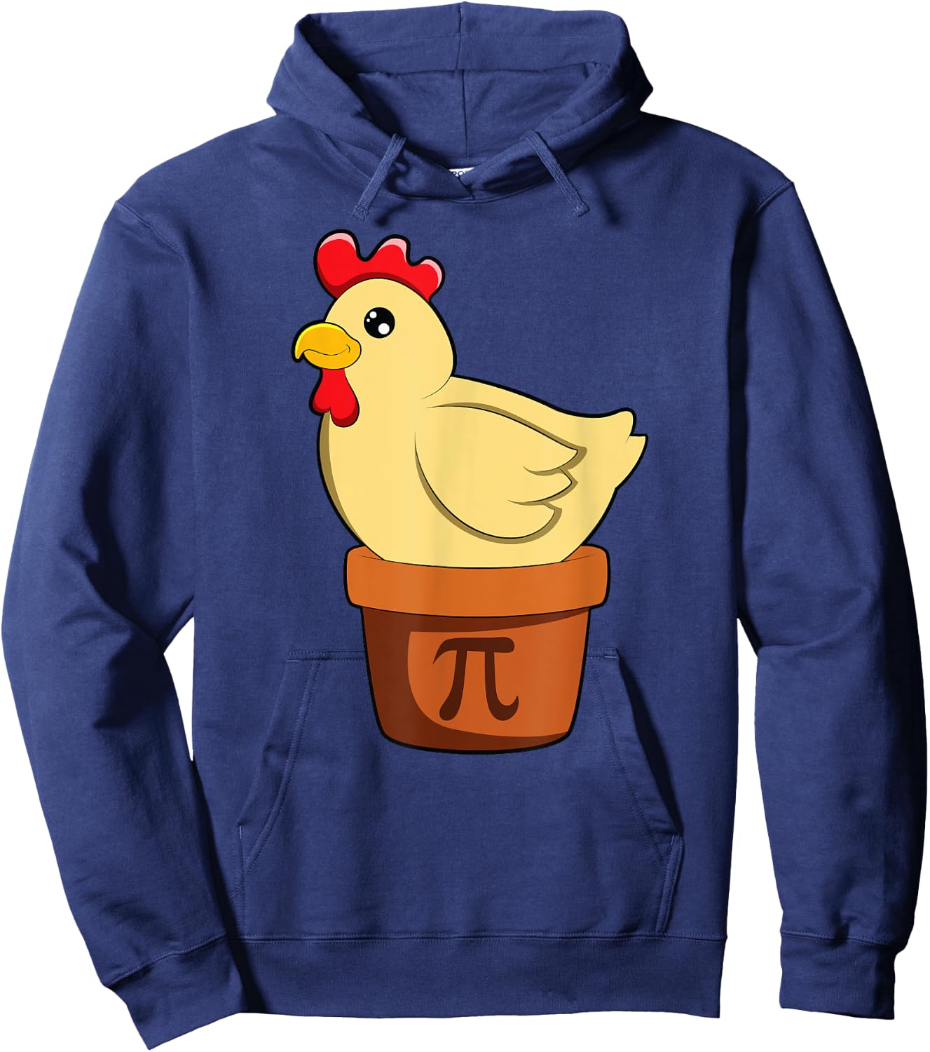 Chicken Pot PI Day Men Women Kids Math Hoodie - Hoodie | Navy