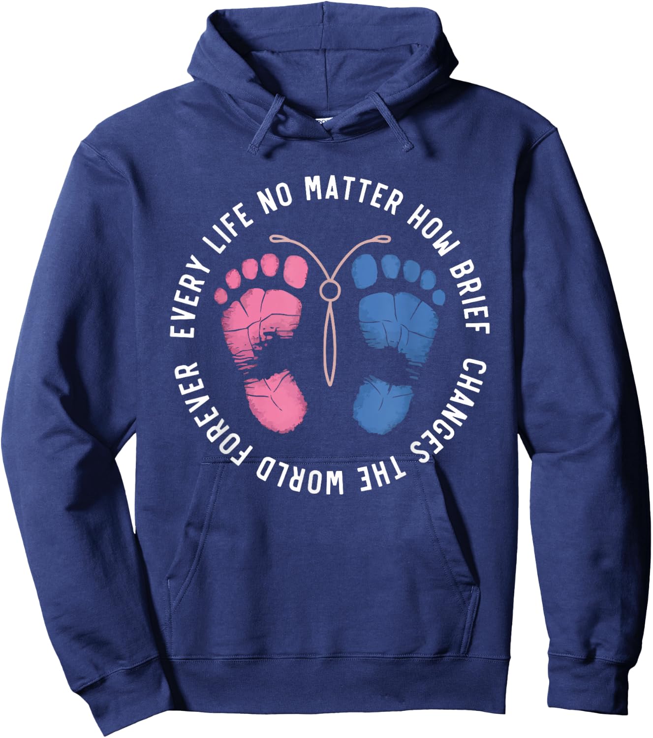 Pregnancy And Infant Loss Awareness Miscarriage Hoodie - Hoodie | Navy