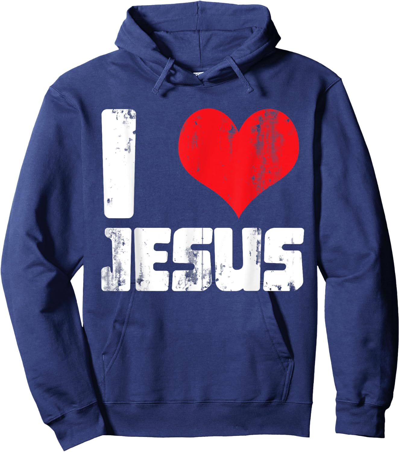 I Heart Jesus Hoodie - Hoodie | Navy