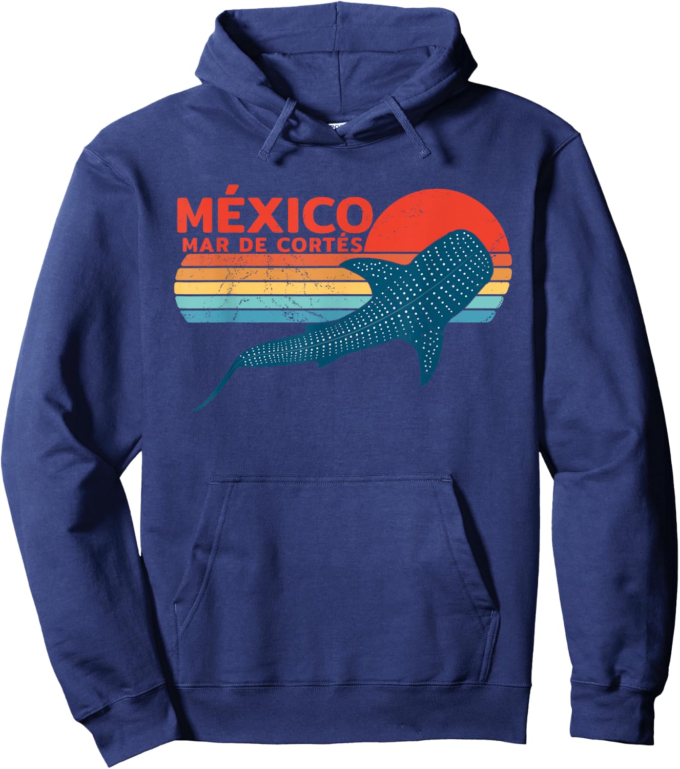 Whale Shark Sea of Cortez Mexico Hoodie - Hoodie | Navy