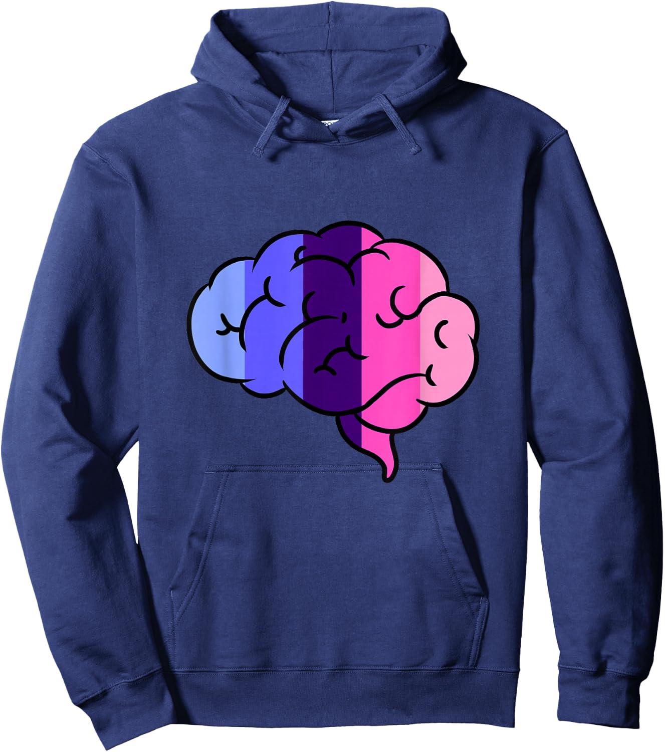 Omnisexual Brain Omnisexual Pride Hoodie - Hoodie | Navy