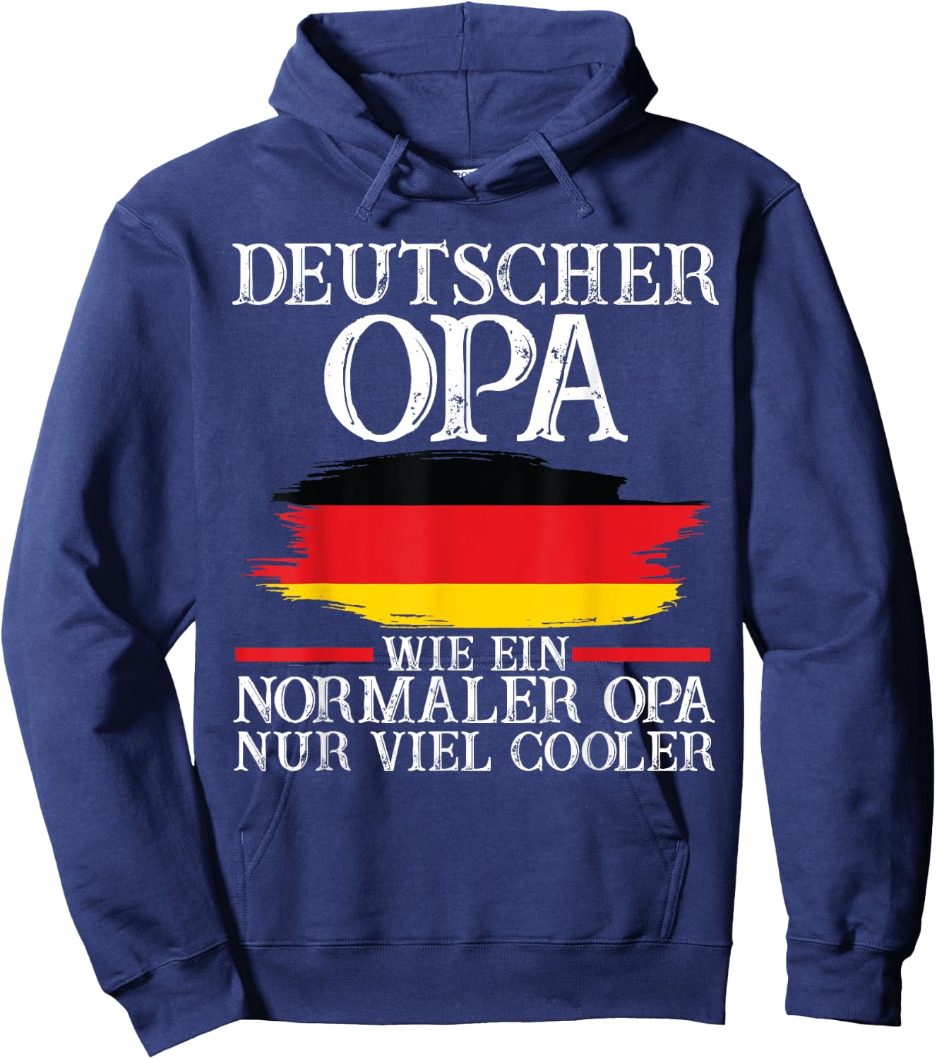 Deutscher Opa Deutscher Deutschland Hoodie - Hoodie | Navy