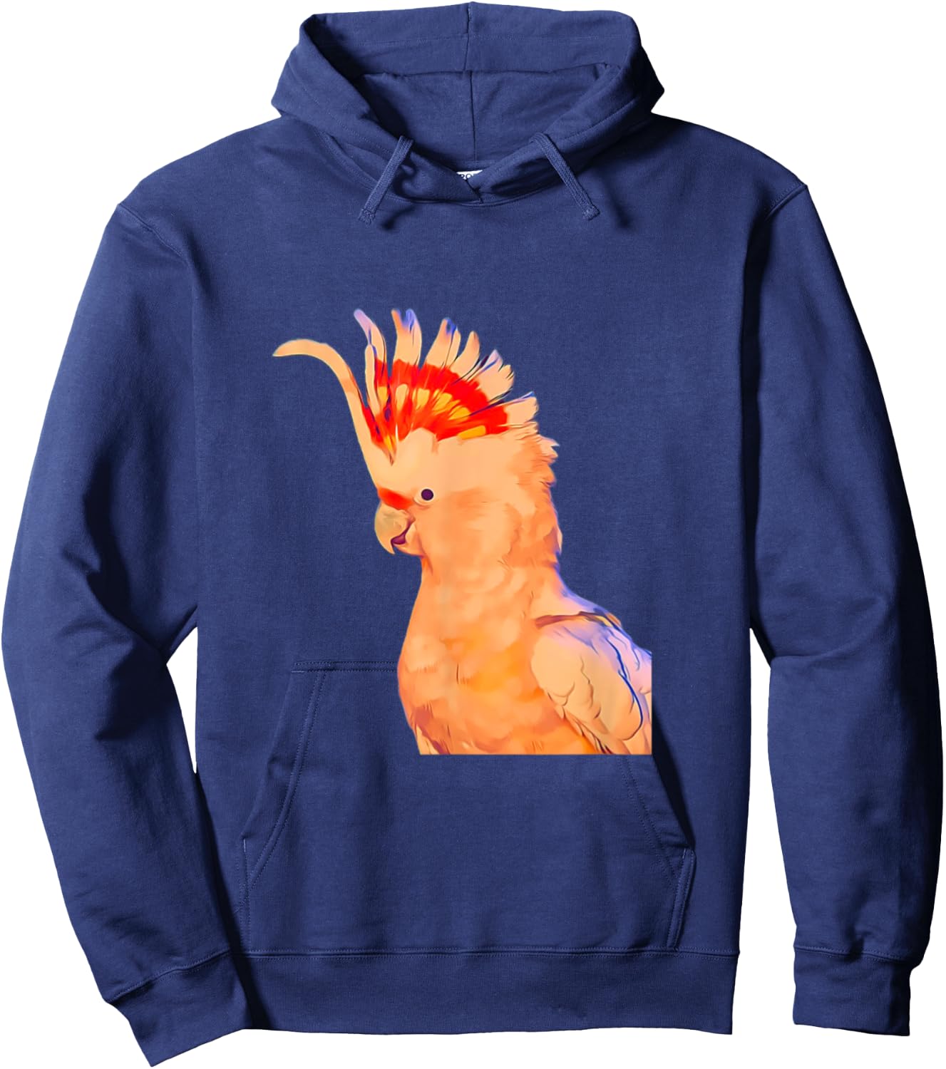 Major Mitchell's Cockatoo Birds parrot Hoodie - Hoodie | Navy