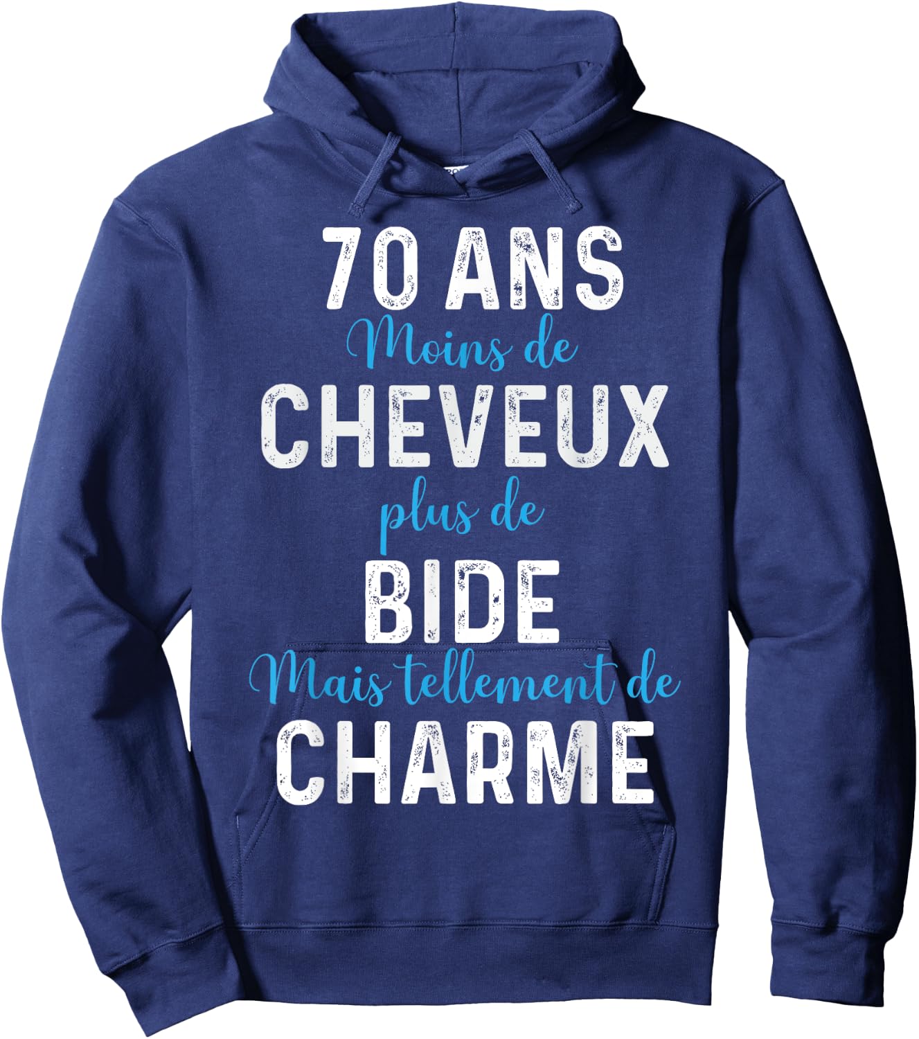 70th Birthday Gift Man Humour Hoodie - Hoodie | Navy