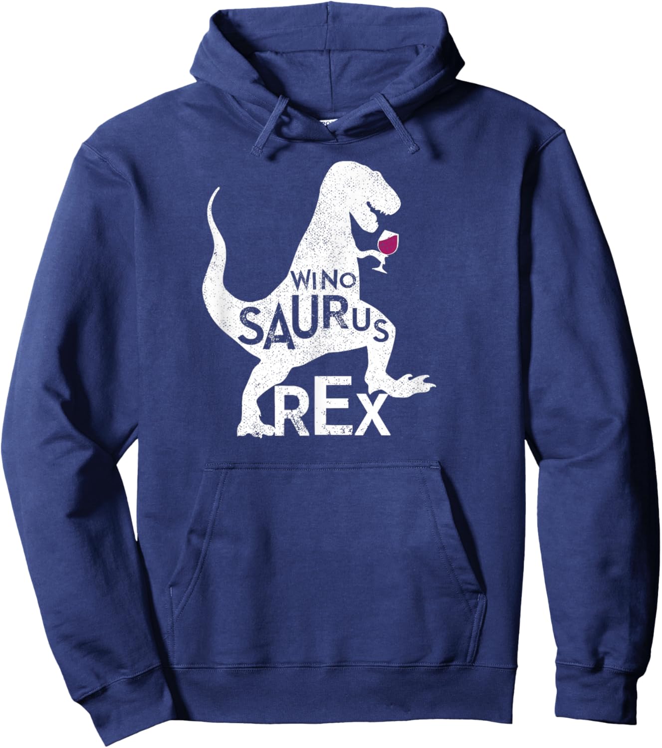Winosaurus Rex Shirt Funny Red Wine Hoodie - Hoodie | Navy
