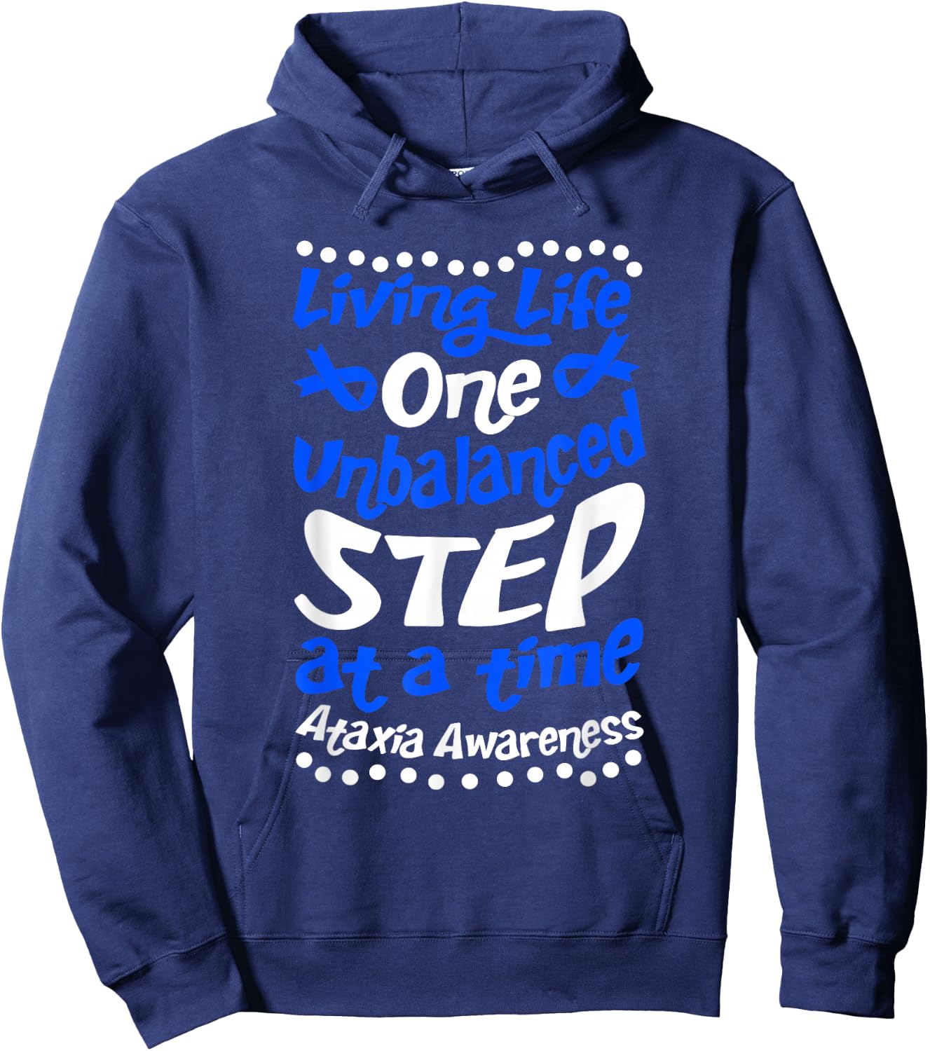 Ataxia Cerebellar Ataxia Hoodie - Hoodie | Navy