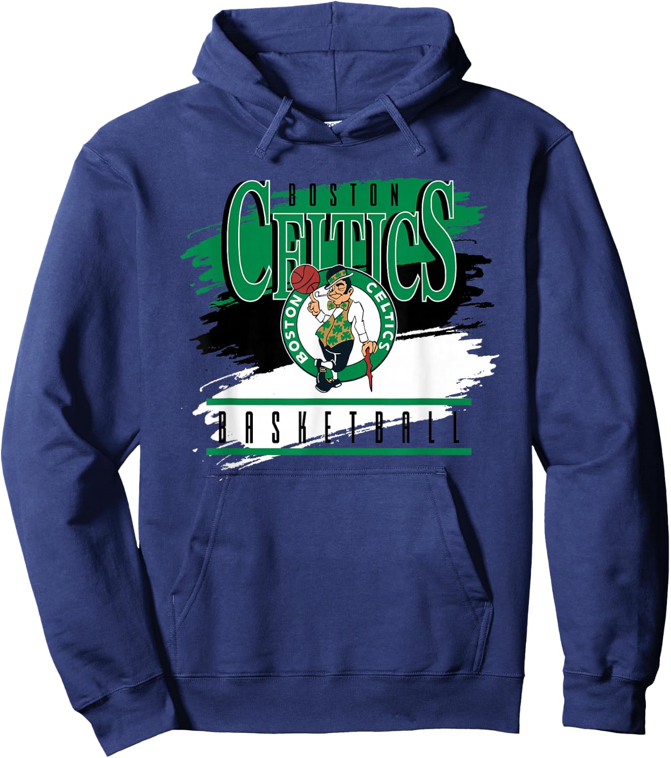 NBA Official Boston Celtics Spilled Paint Hoodie - Hoodie | Navy