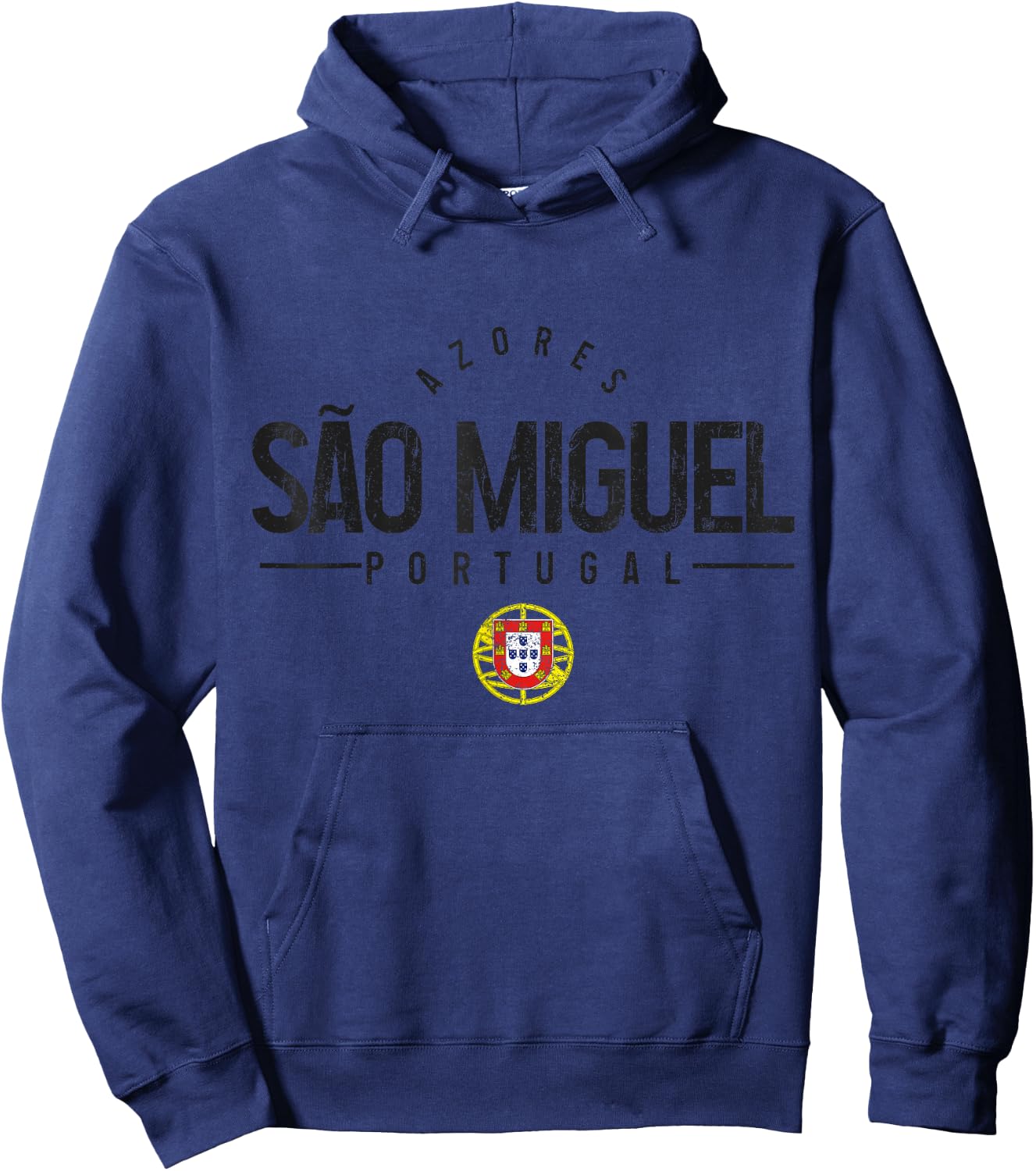 Sao Miguel Azores Portugal Vintage Souvenir Hoodie - Hoodie | Navy