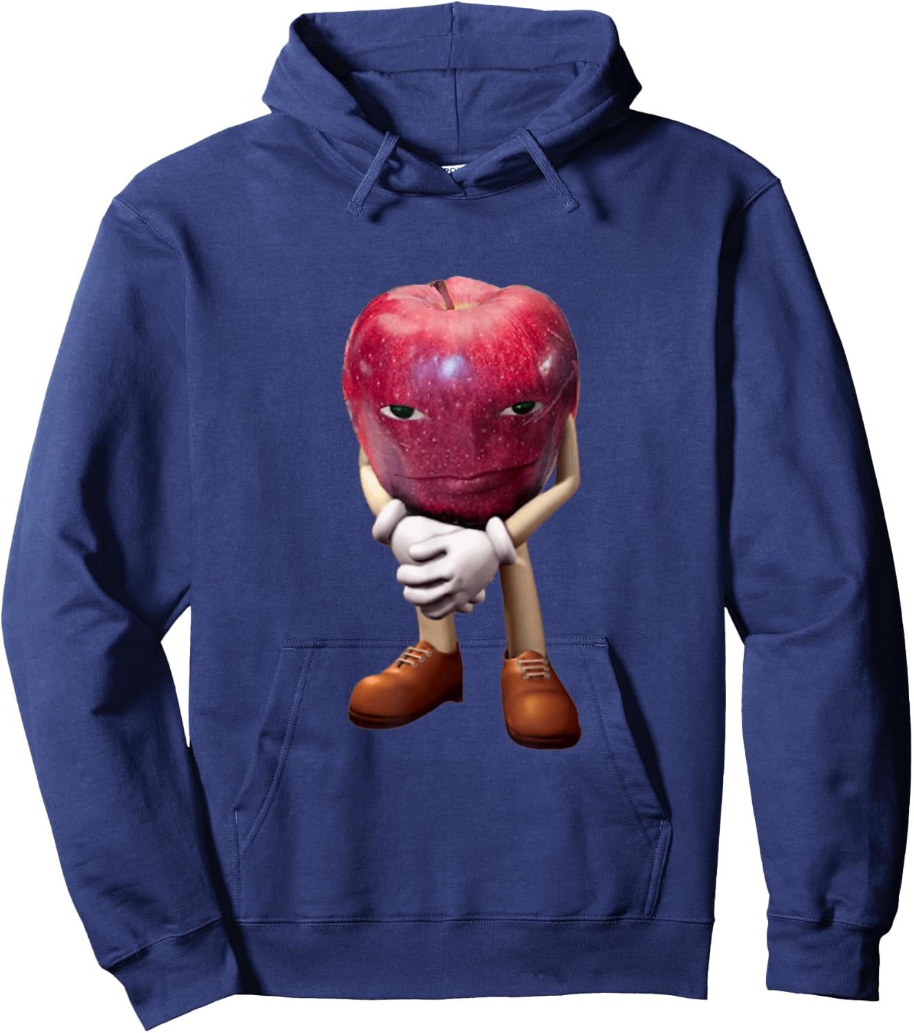 Rizz apple funny meme Hoodie - Hoodie | Navy