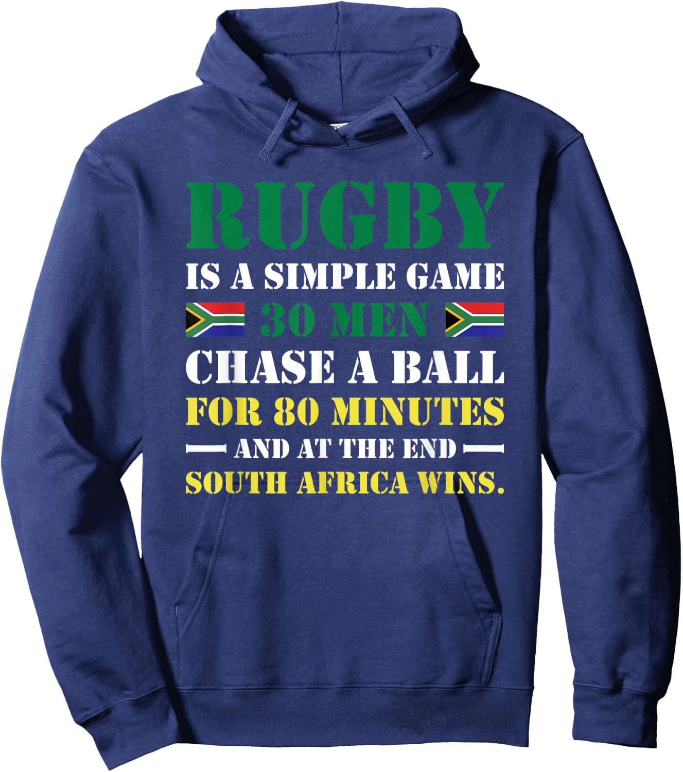 Rugby Is A Simple Game Südafrika Rugby Hoodie - Hoodie | Navy