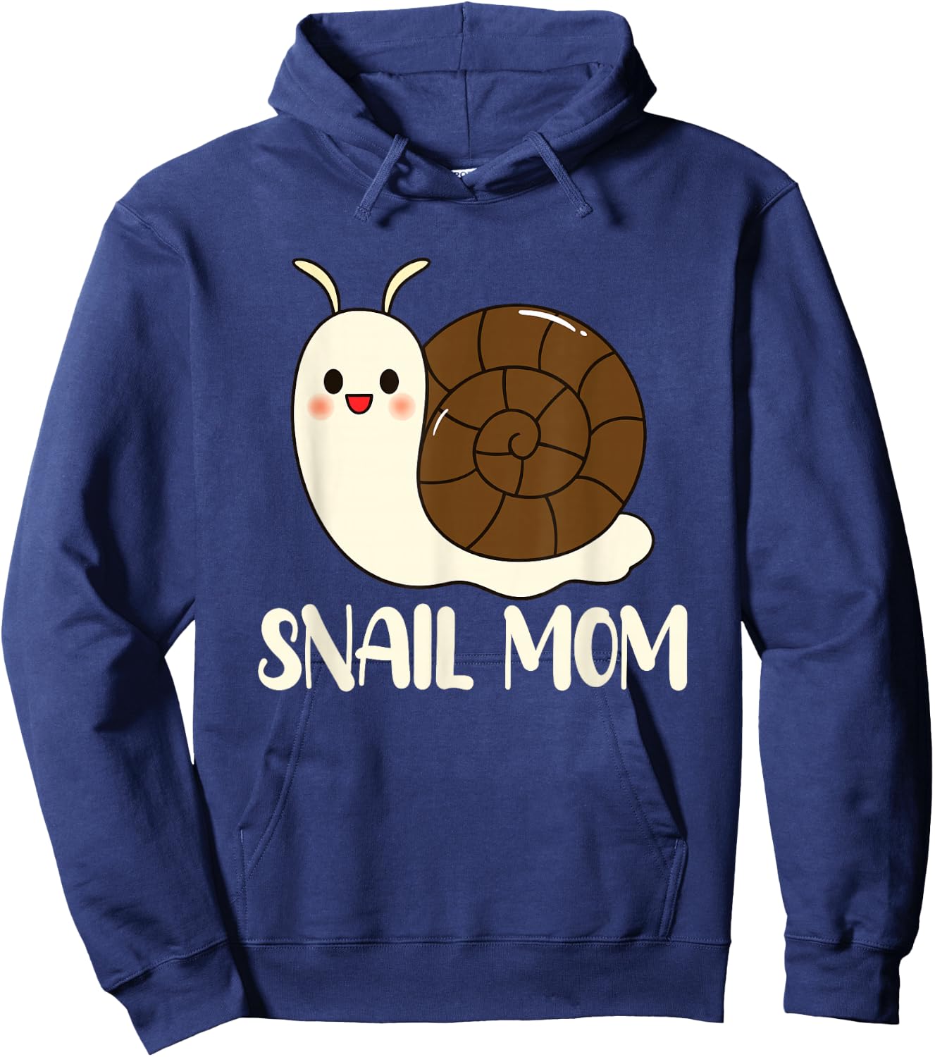 Snail Mom Slug Clothes Girls Outfit Gift Snail Hoodie - Hoodie | Navy