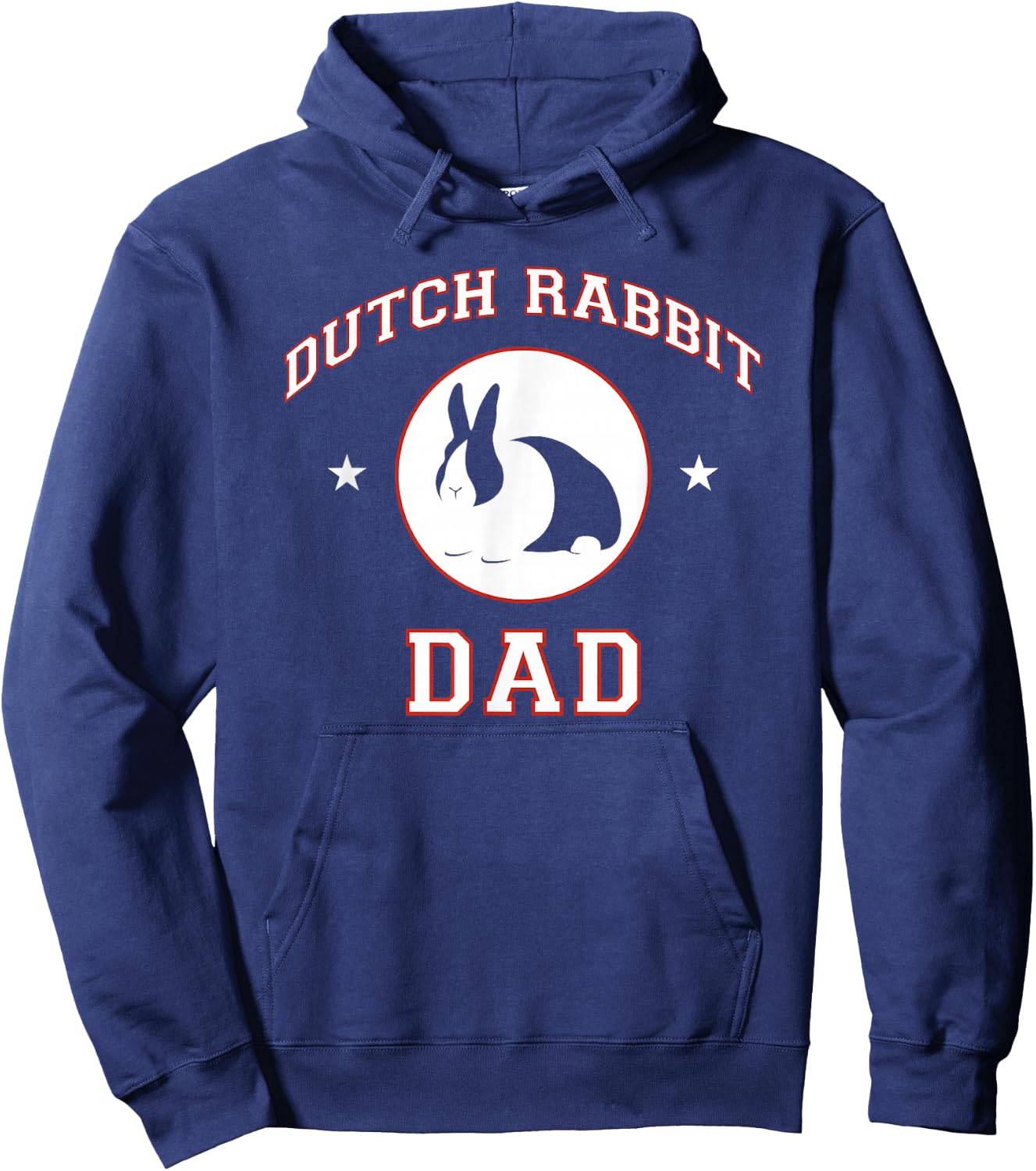 Dutch Rabbit Dad Hoodie - Hoodie | Navy