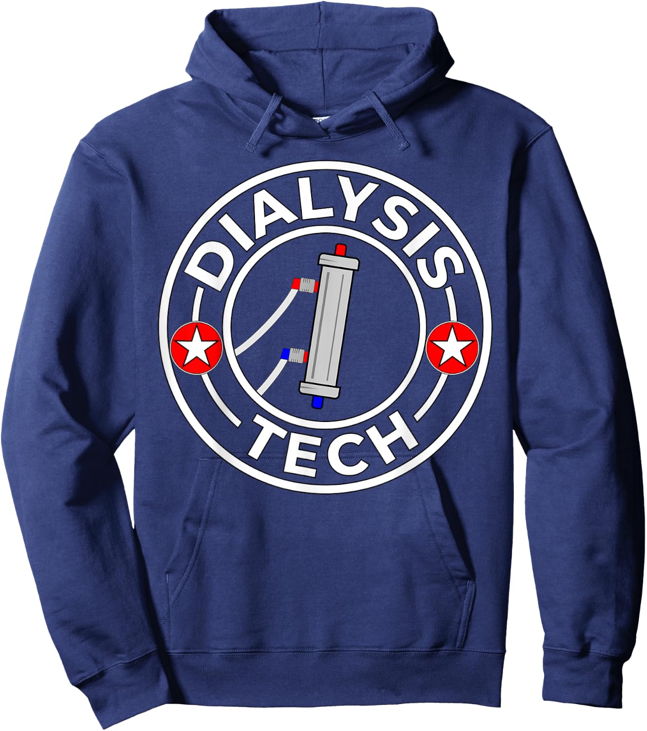 Dialysis Tech CCHT Gift Design Hoodie - Hoodie | Navy