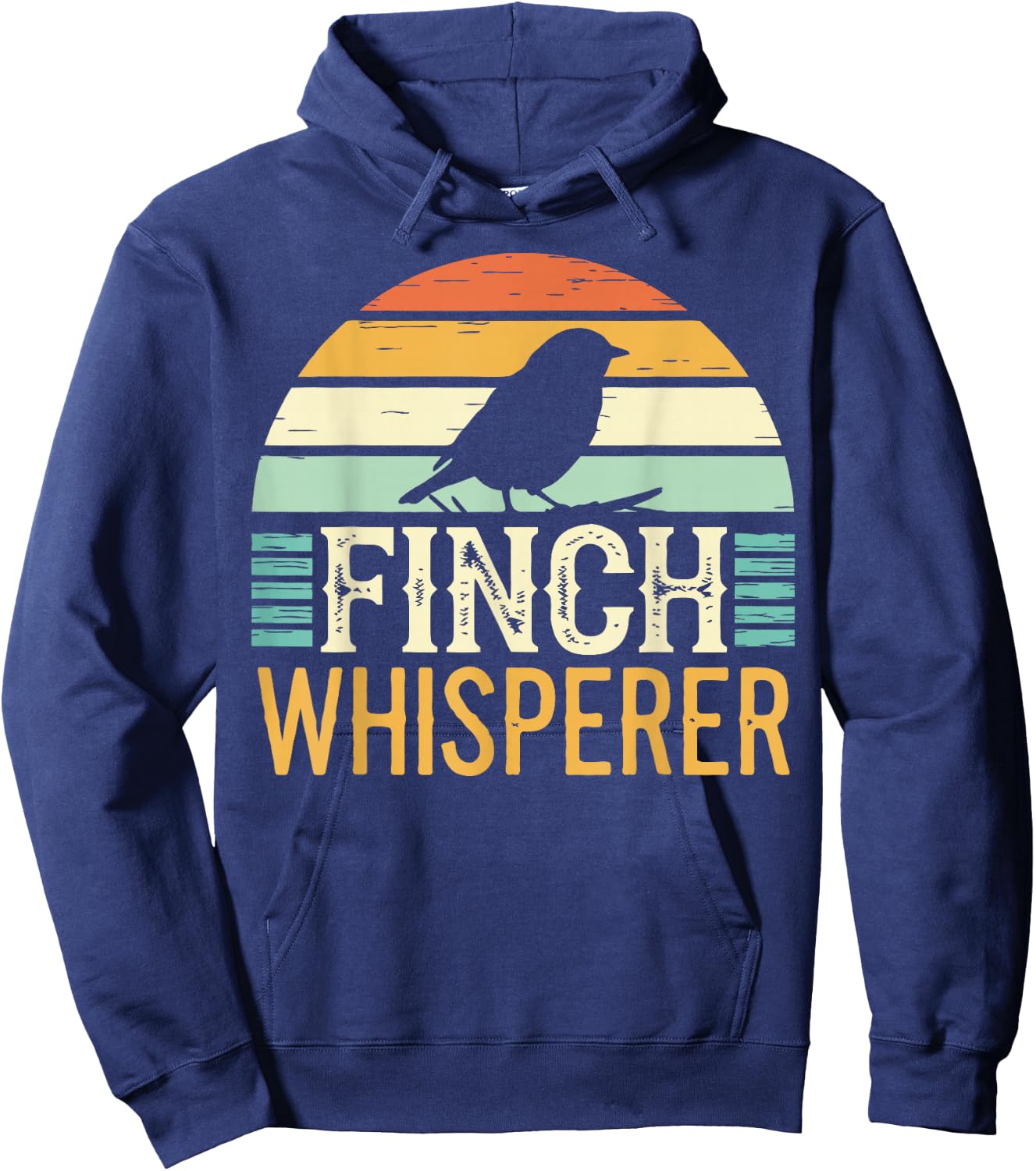 Finch Whisperer Funny Finch Hoodie - Hoodie | Navy