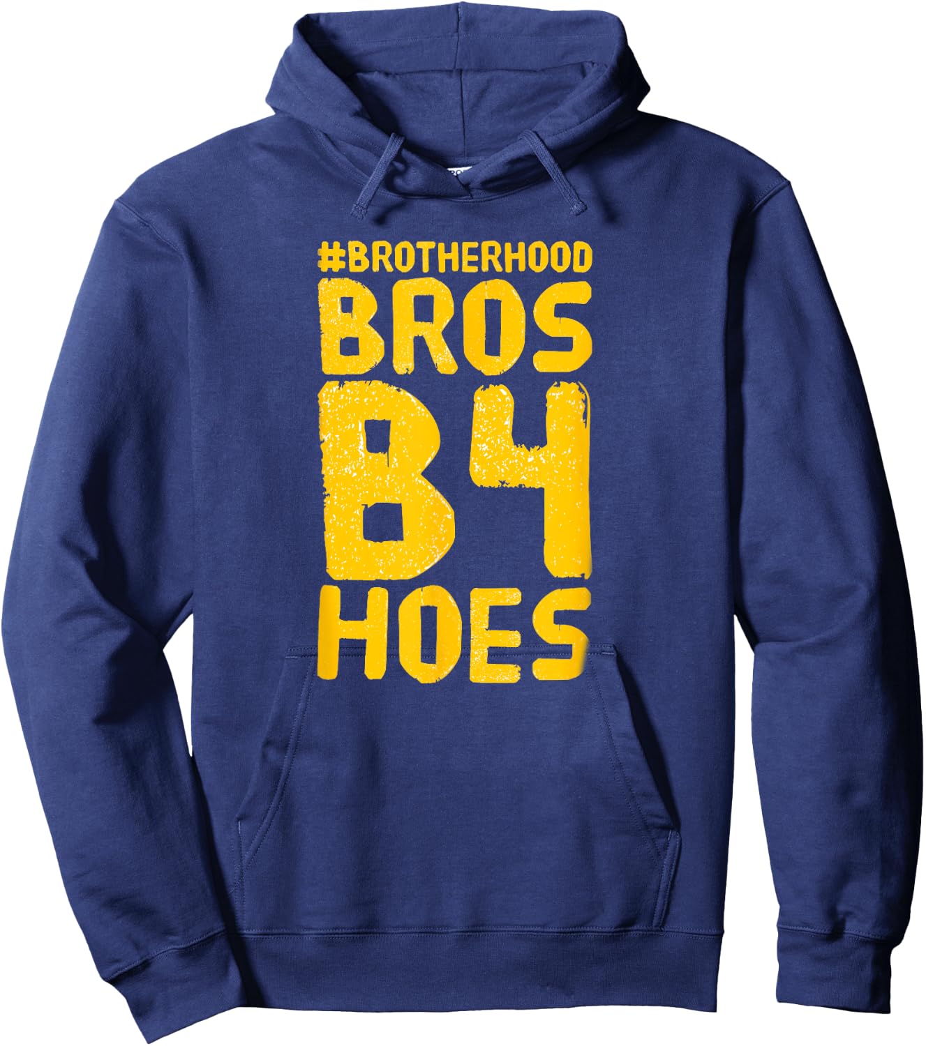FUNNY BROS BEFORE HOES GAMER BROTHERHOOD Gift Hoodie - Hoodie | Navy