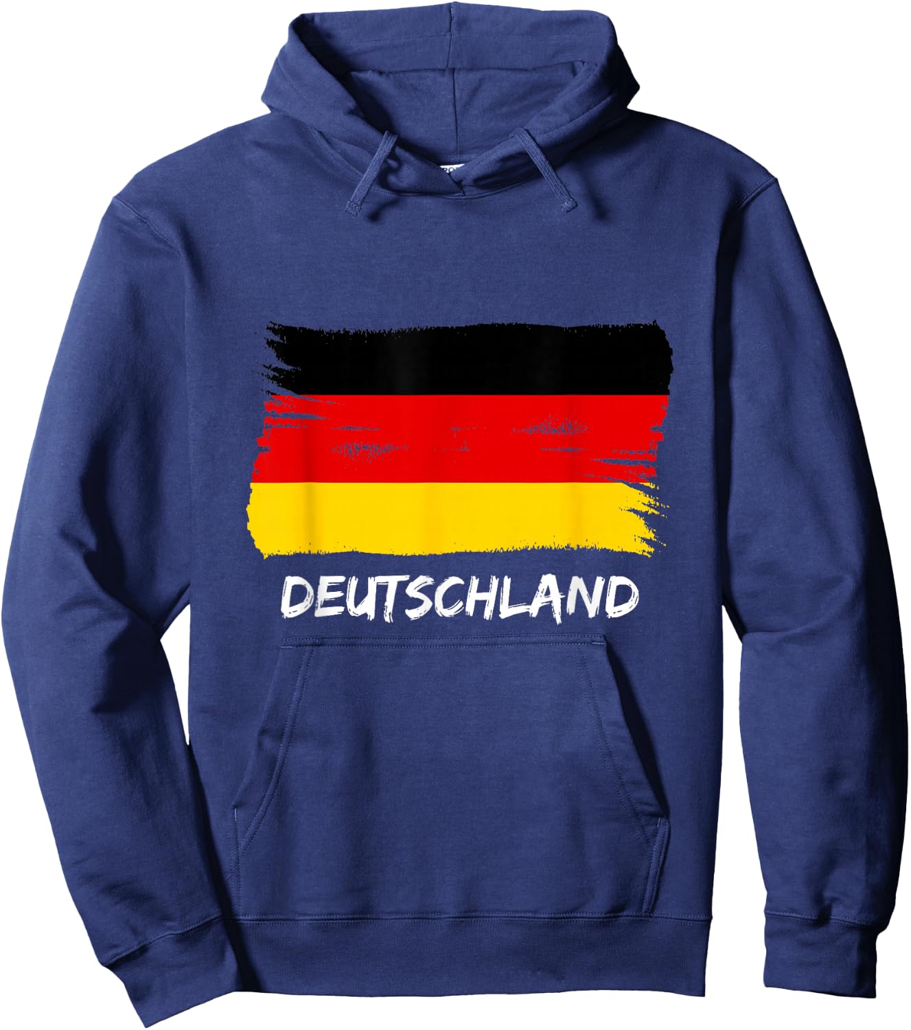 German Flag Germany Team Fan , black Hoodie - Hoodie | Navy
