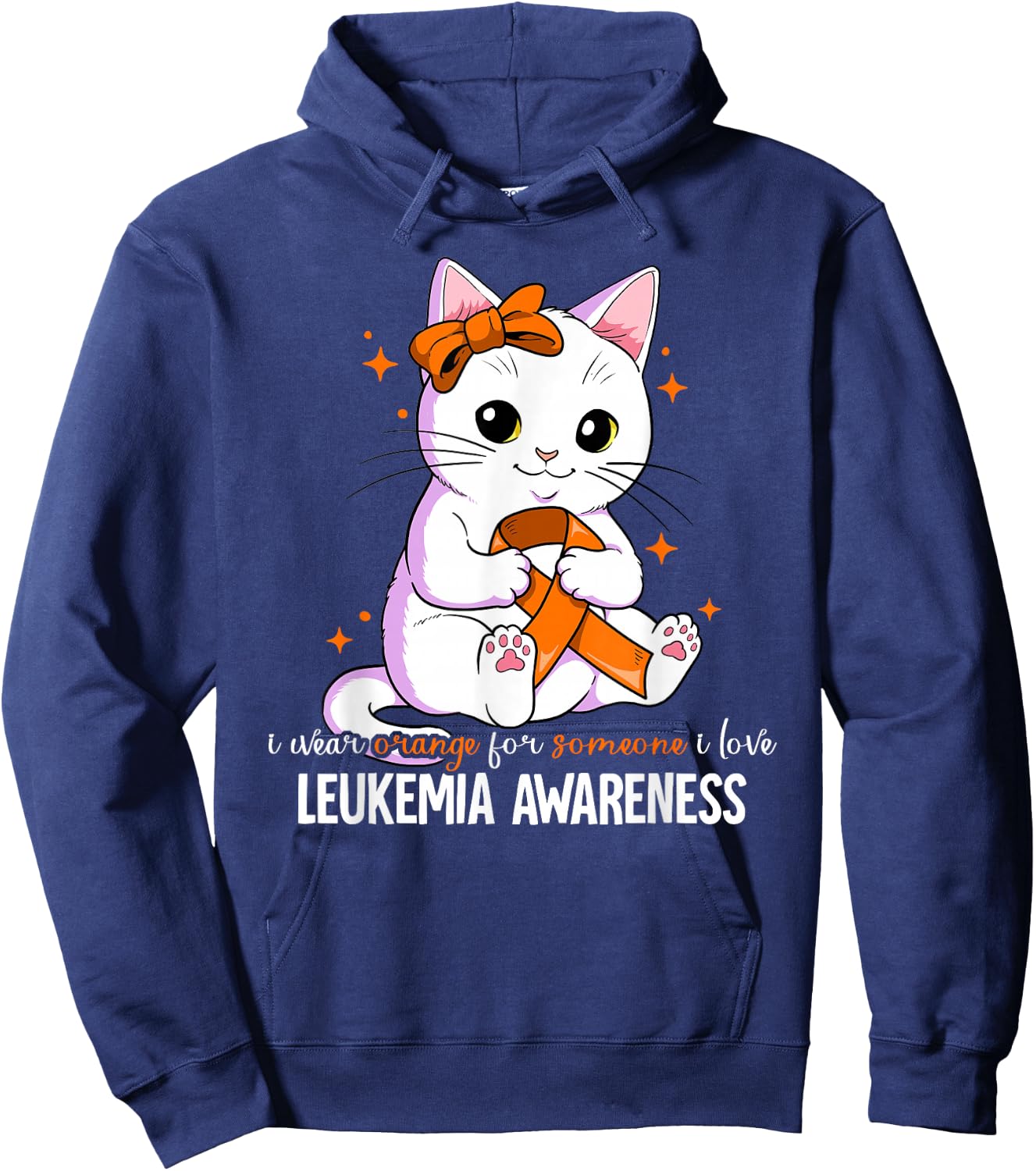 Leukemia Awareness Hoodie - Hoodie | Navy