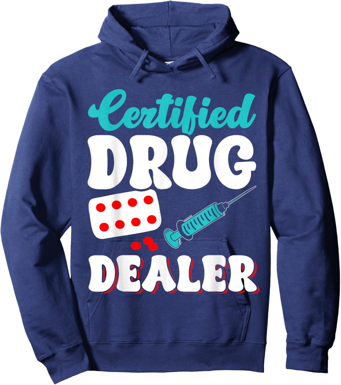 Medication Aide Med Aide Hoodie - Hoodie | Navy