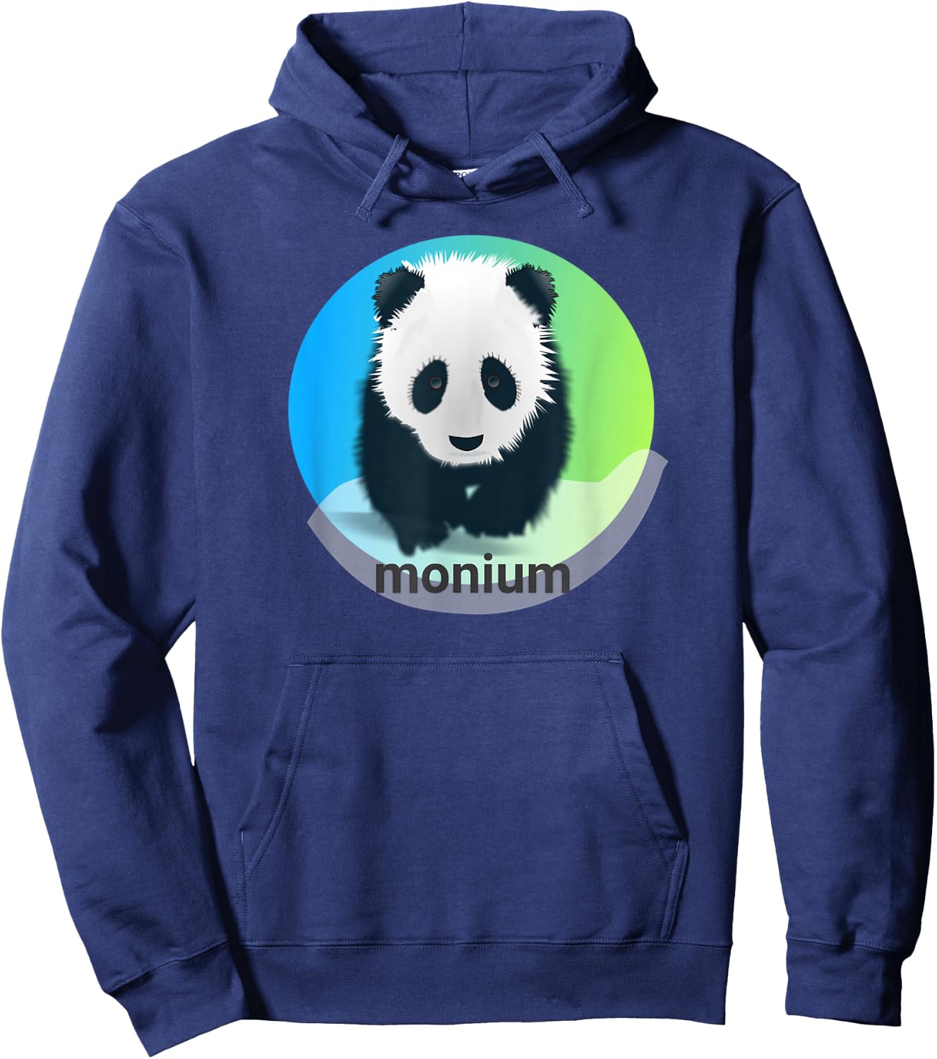 Funny Panda Monium is Pandemonium Hoodie - Hoodie | Navy