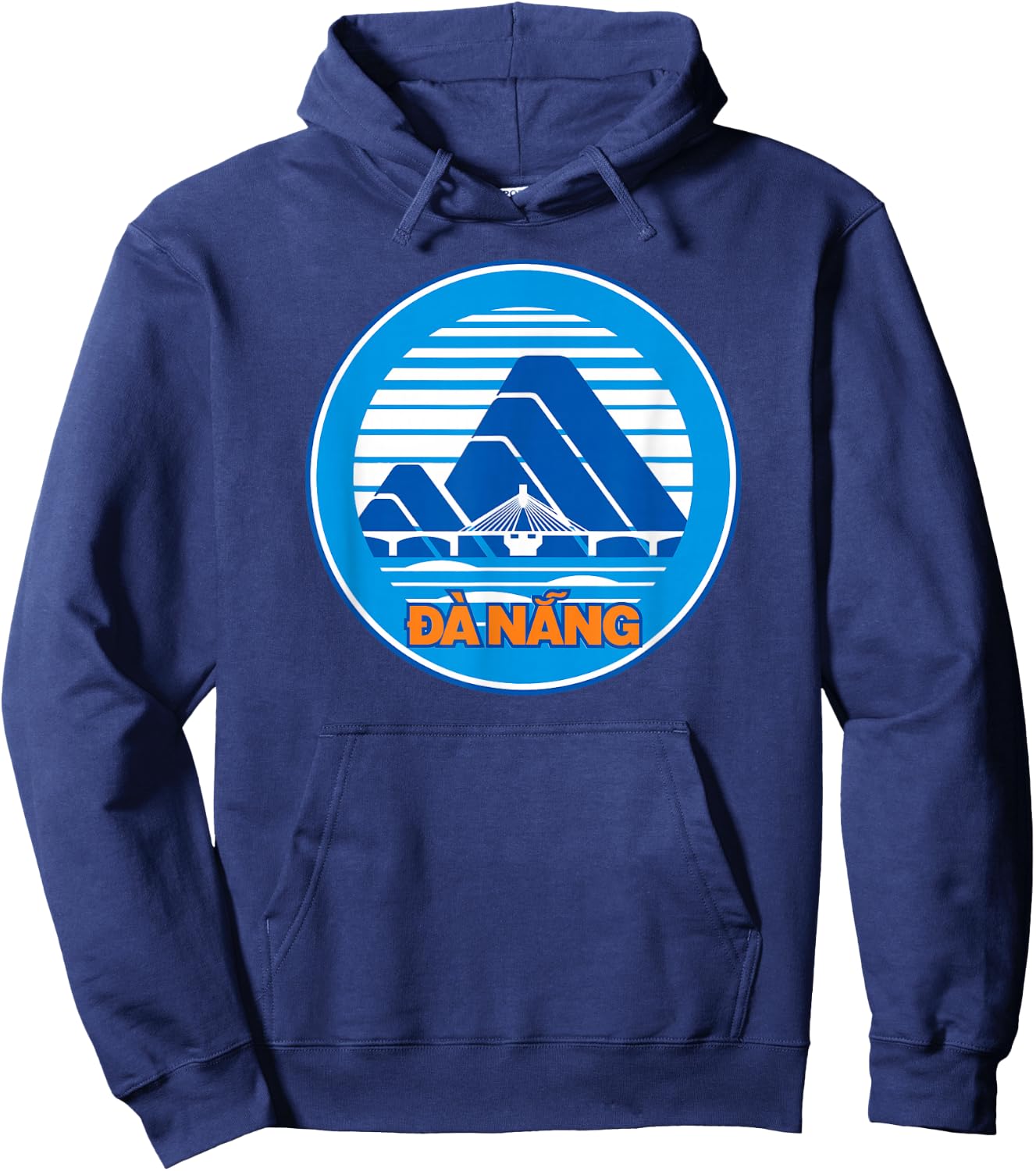 DA Nang DANANG Vietnam City Emblem Seal Hoodie - Hoodie | Navy