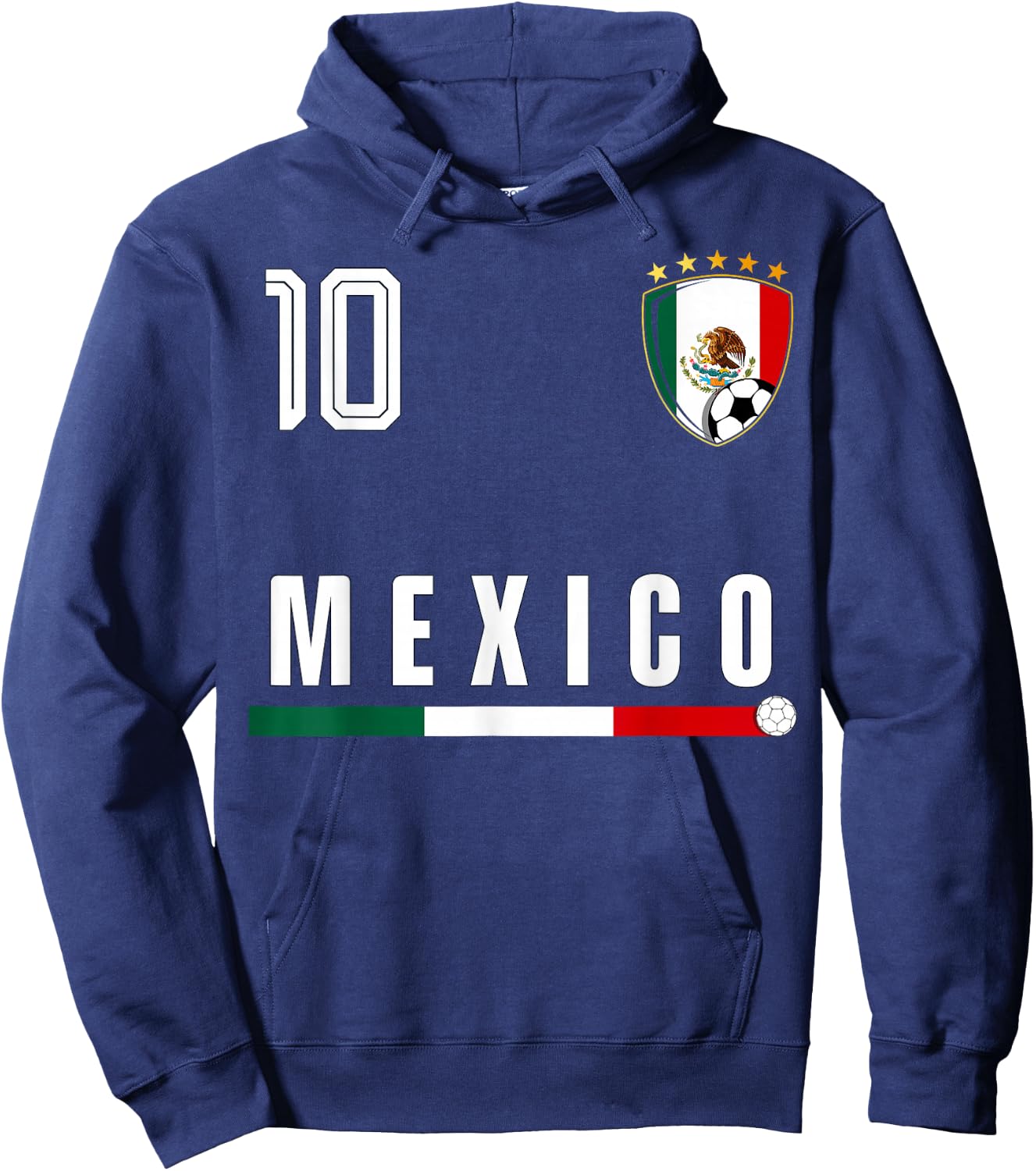 Mexico Flag Mexican Pride Lovers Hoodie - Hoodie | Navy