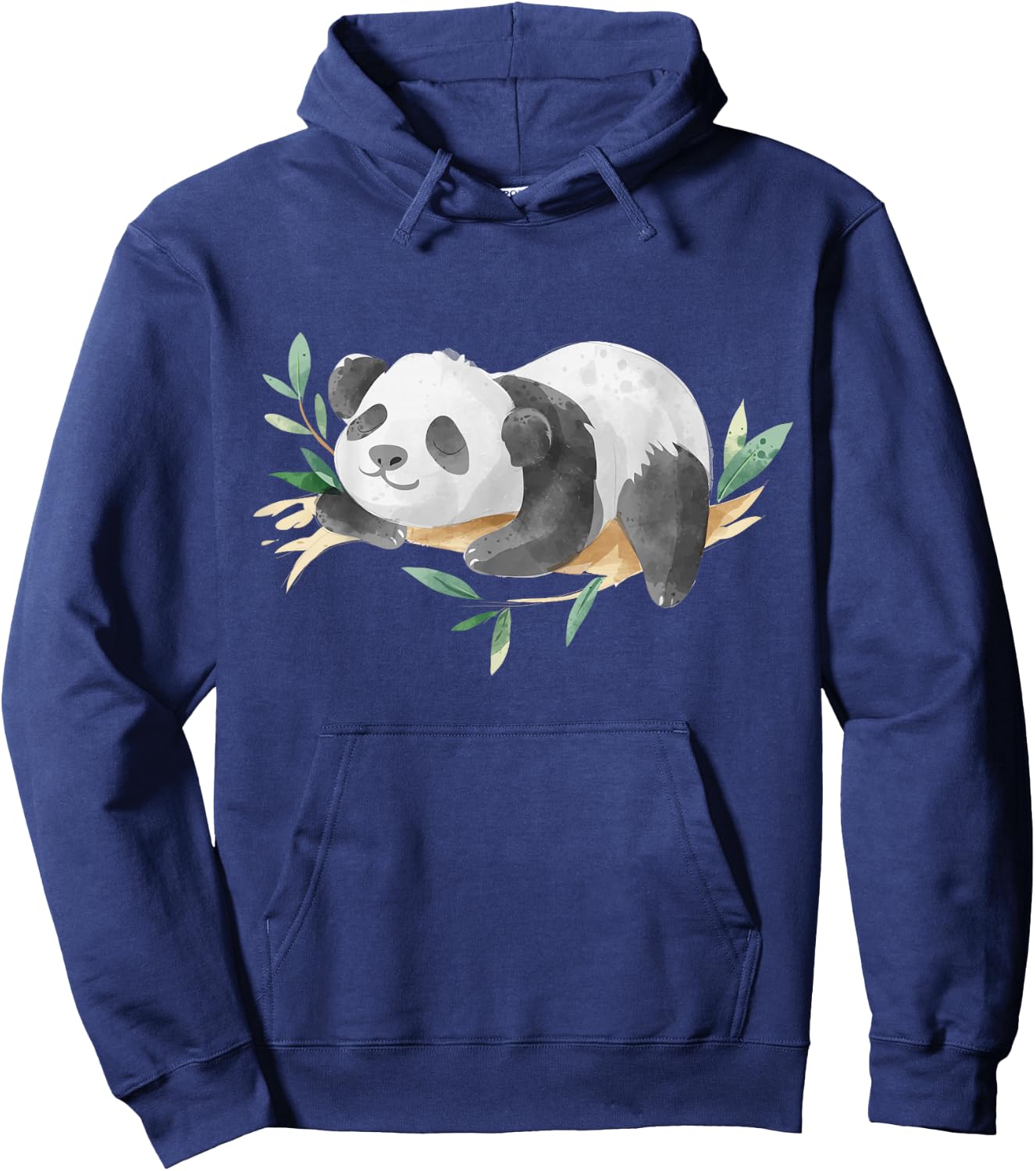 Watercolor Panda Hoodie - Hoodie | Navy