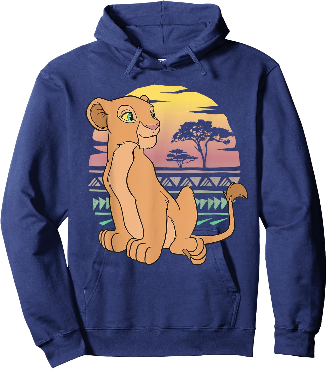 Disney The Lion King 90s Nala , Black, S Hoodie - Hoodie | Navy