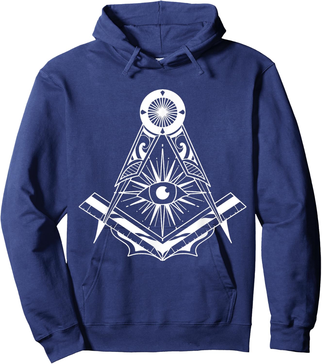 Freemason Emblem , Black, S Hoodie - Hoodie | Navy