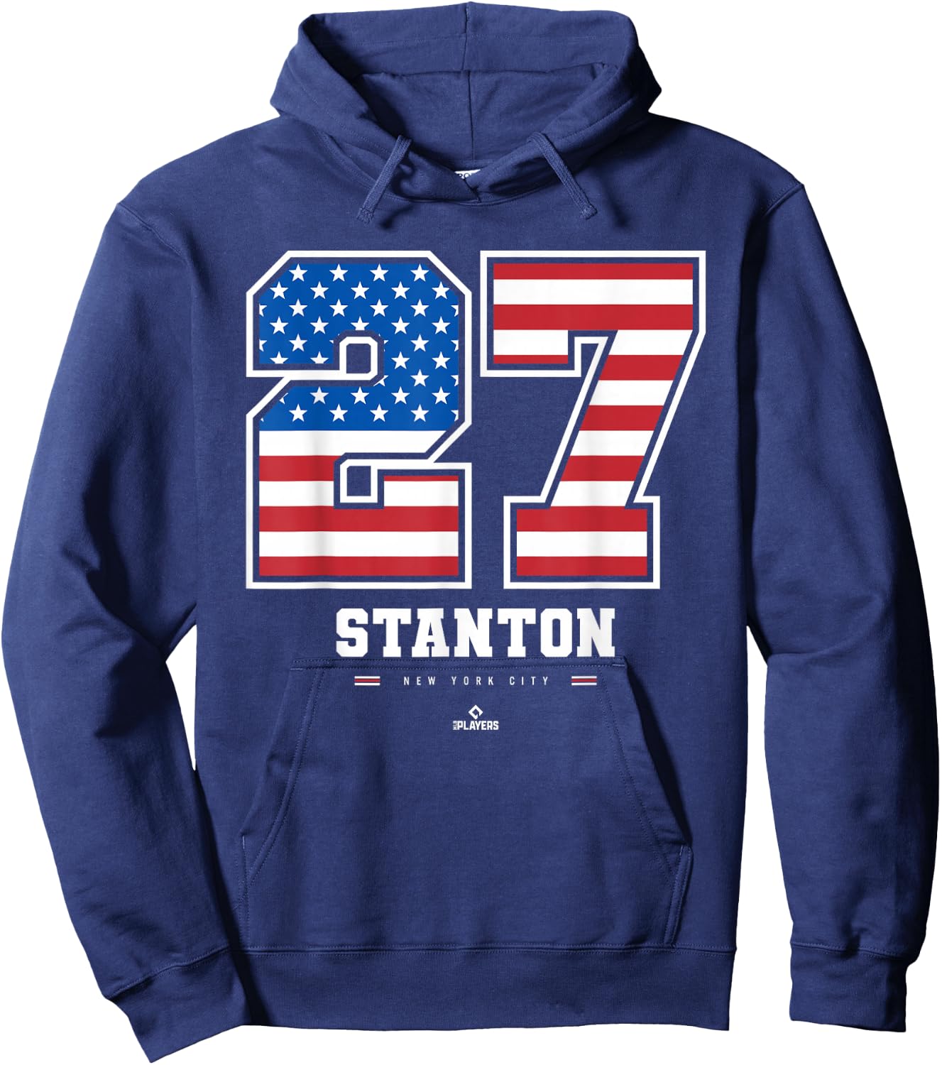 Giancarlo Stanton - US Flag Number Hoodie - Hoodie | Navy