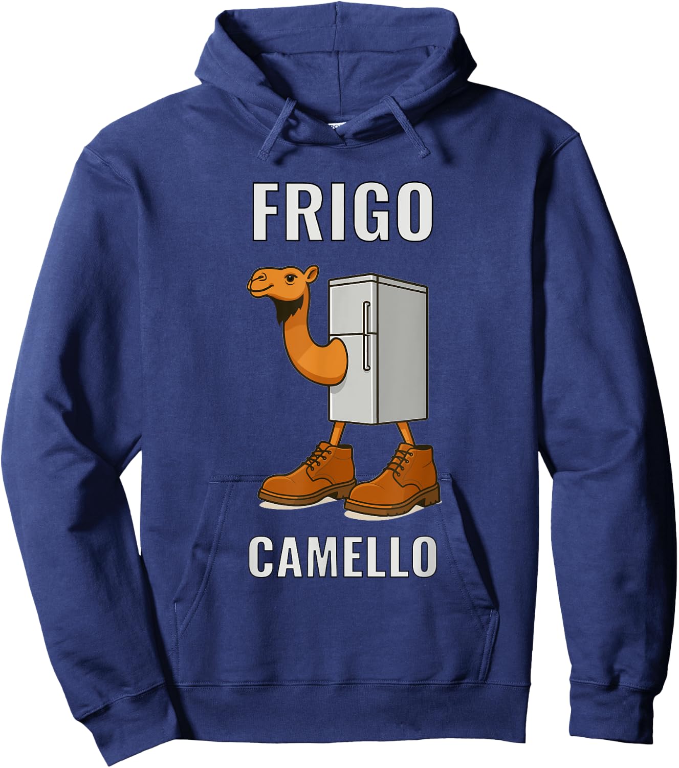 Frigo Camello Italian Absurd Meme Animal Mashup Hoodie - Hoodie | Navy